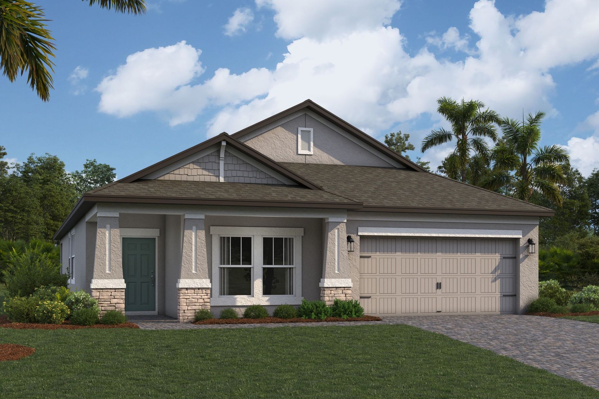 Newport II Elevation D:Newport II Elevation D