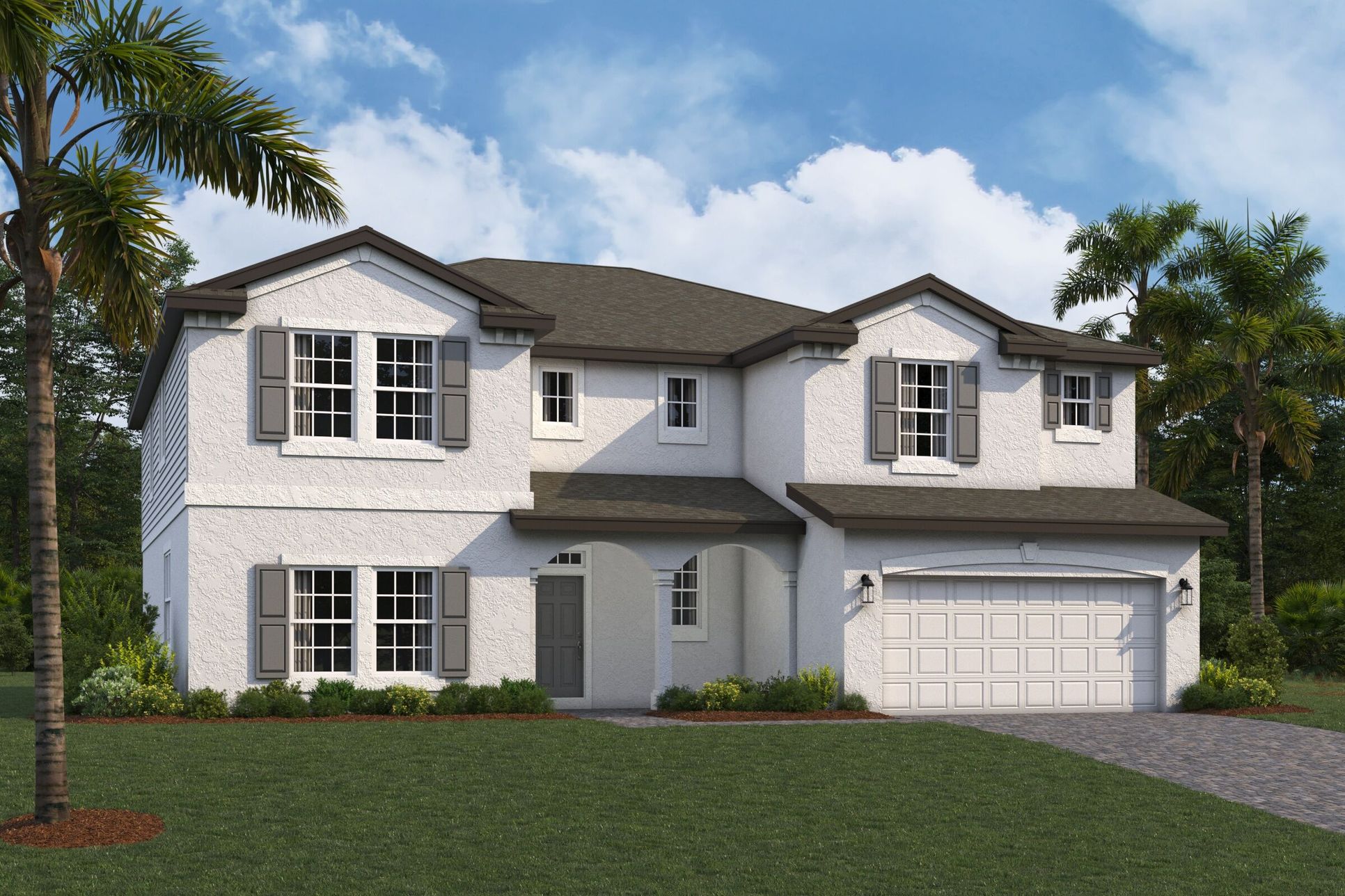 Palazzo Elevation B:Palazzo Elevation B