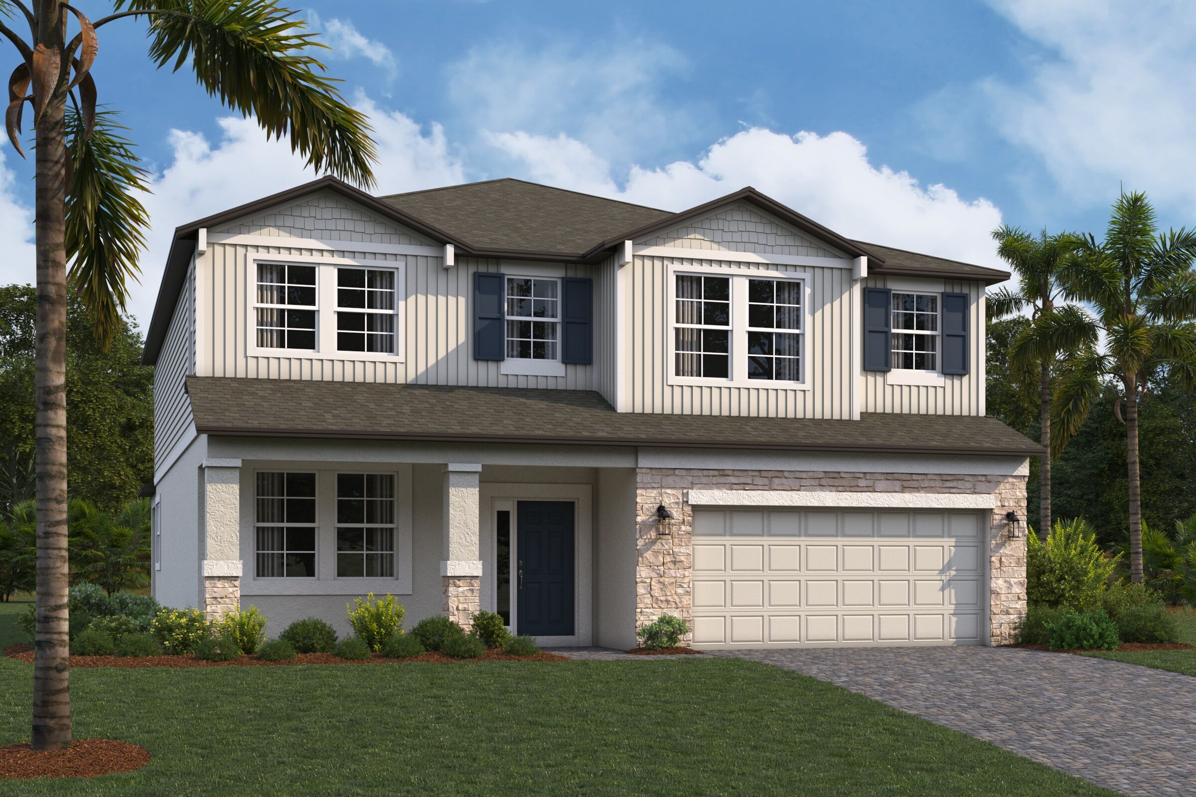 Sonoma II Elevation E:Sonoma II Elevation E