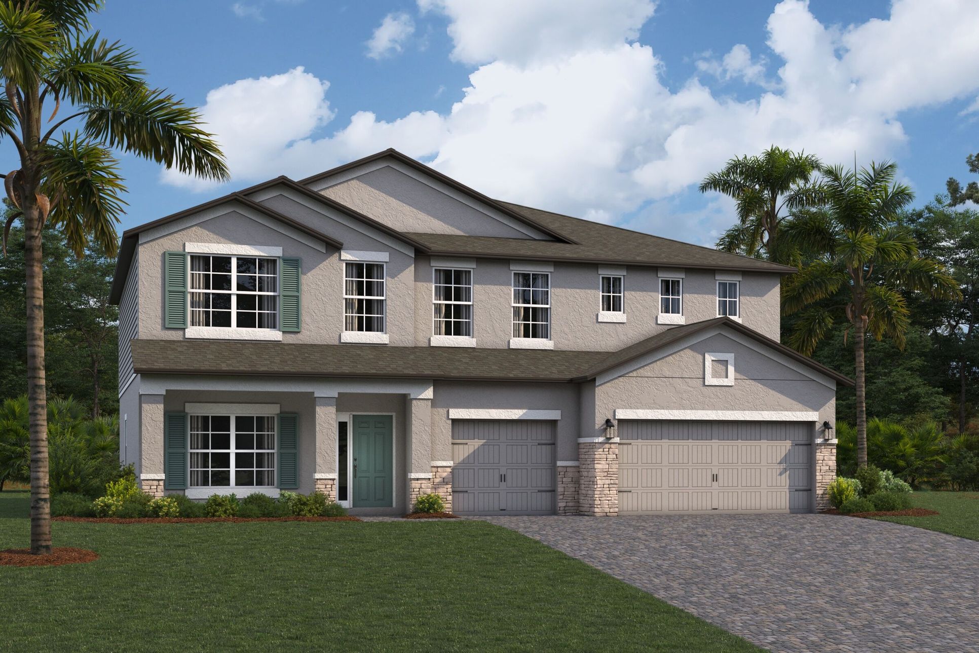 Santina II Elevation C:Santina II Elevation C