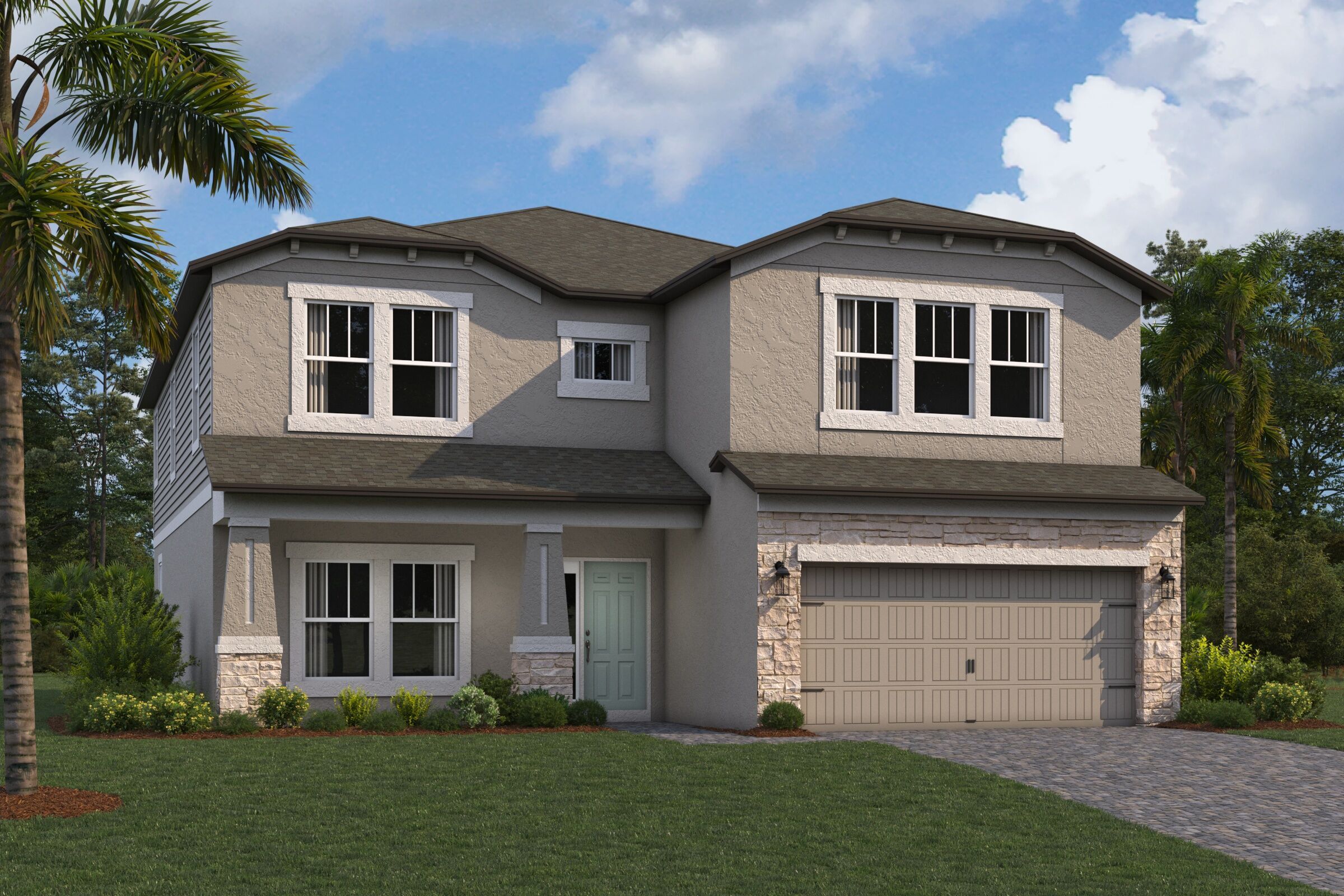 Coronado III Elevation C:Coronado III Elevation C