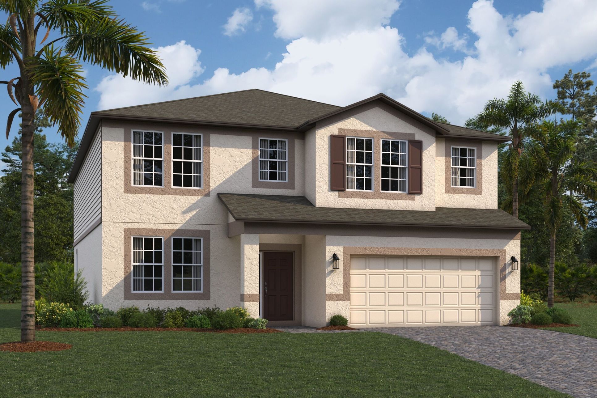 Mira Lago Elevation A:Mira Lago Elevation A
