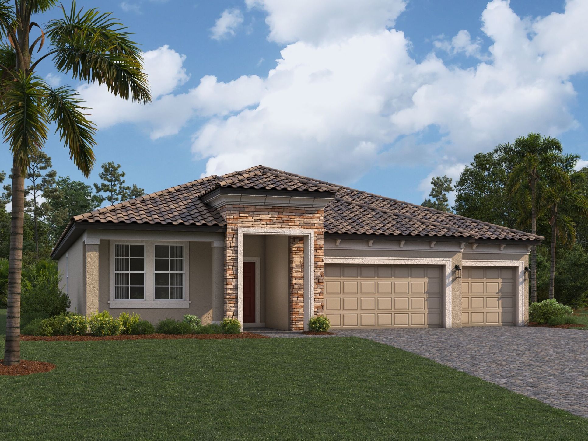 Corina III Elevation A:Corina III Elevation A