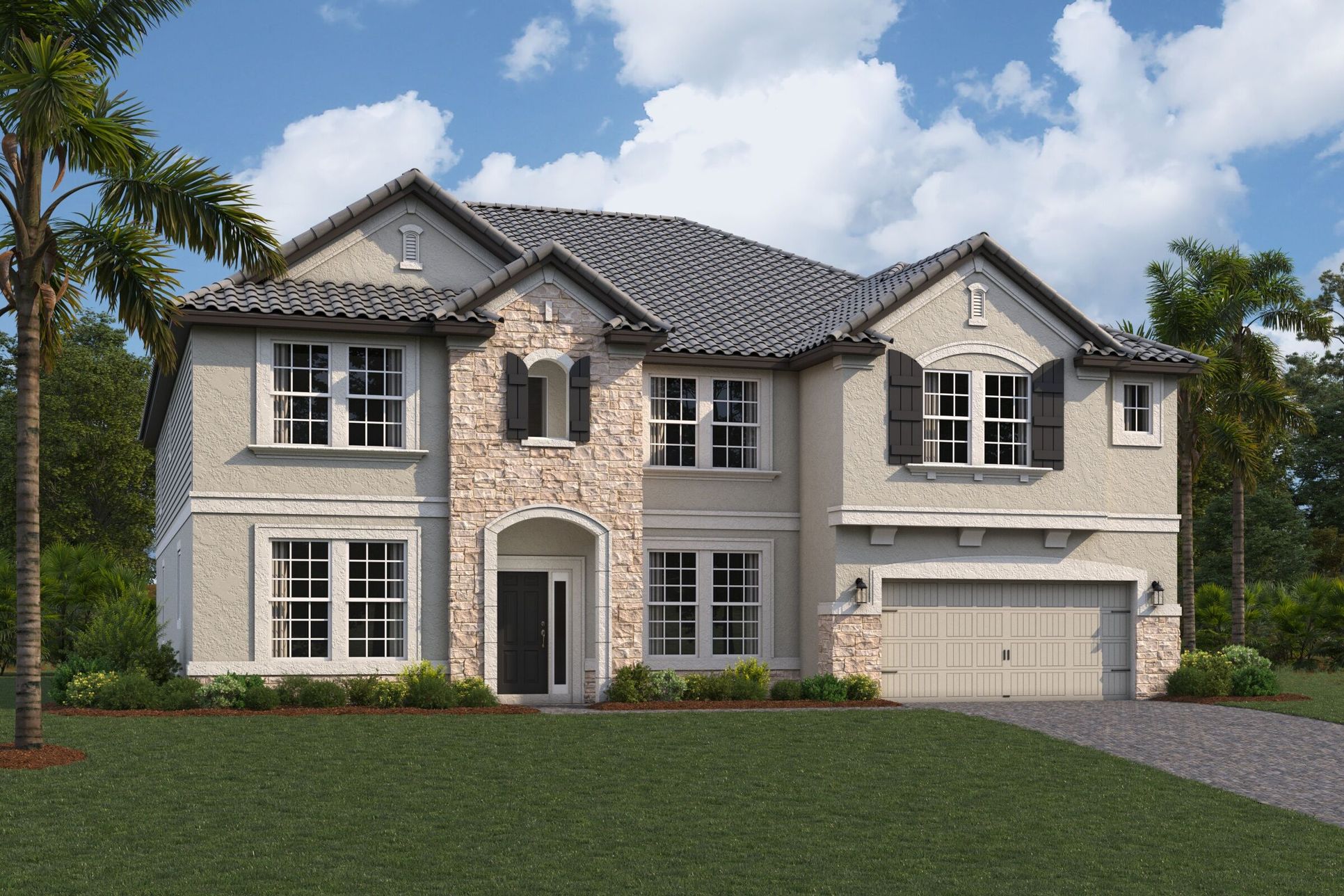 Grandsail III Elevation D:Grandsail III Elevation D