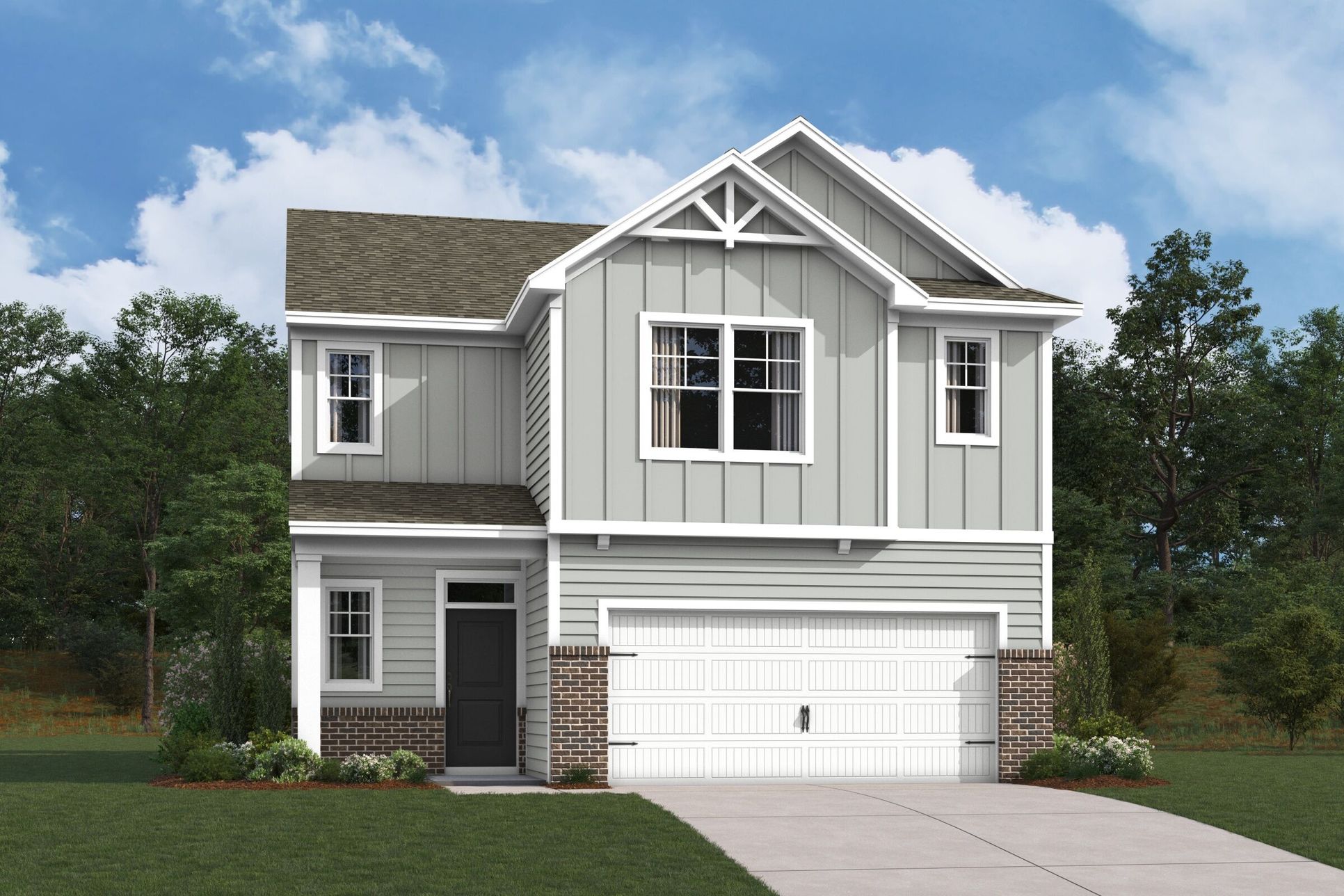 Bartlett Elevation B:Bartlett Elevation B