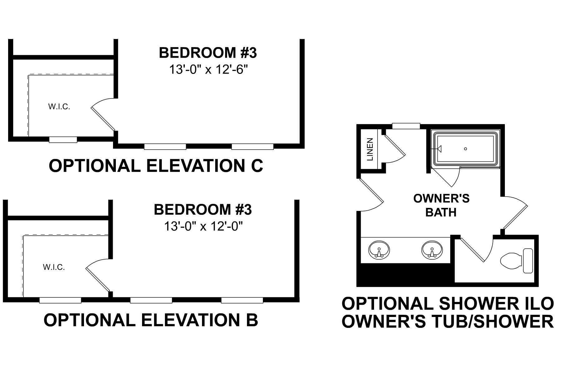 Willow Second Floor Options:Willow Second Floor Options