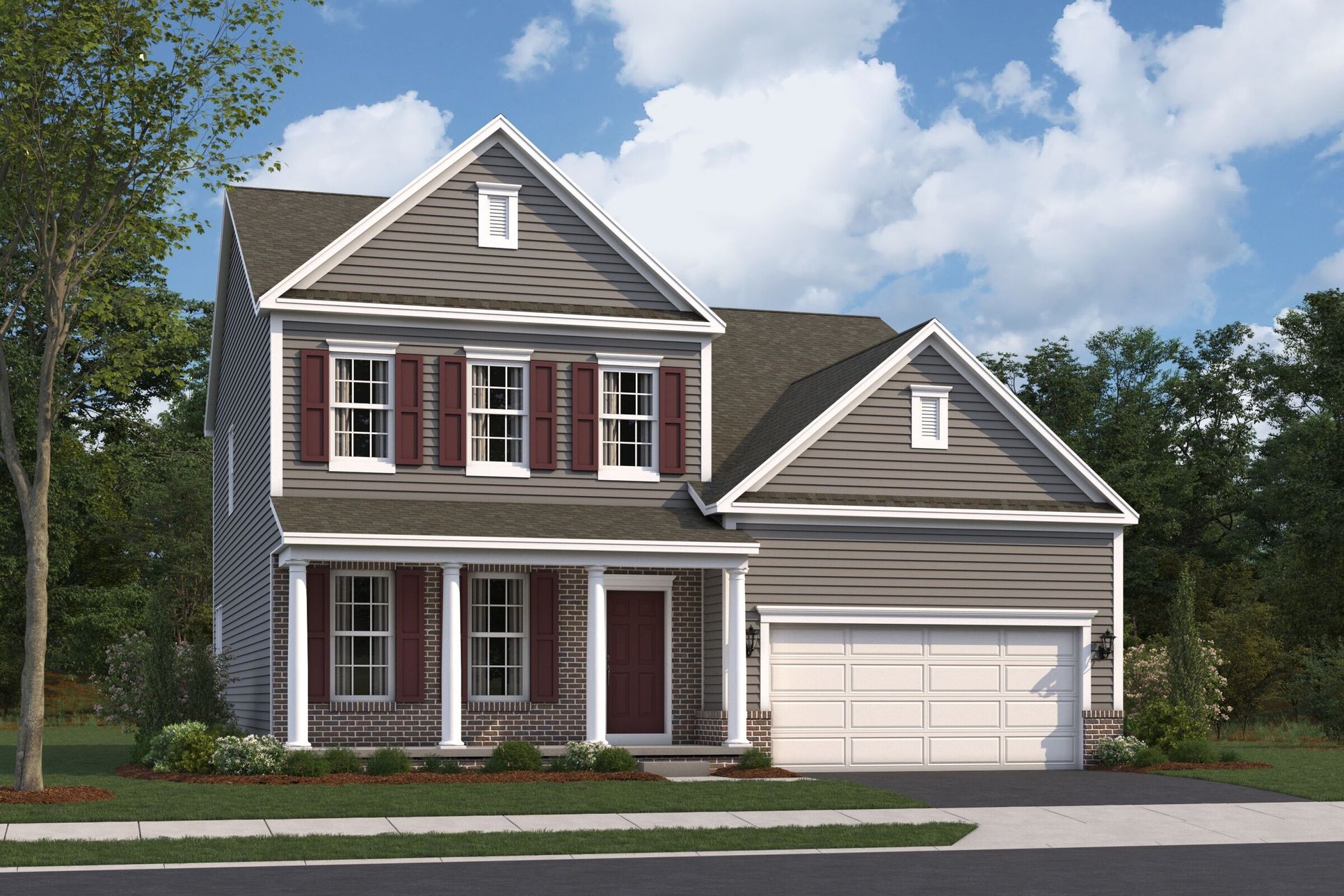 Citadel Elevation A with Brick:Citadel Elevation A with Brick