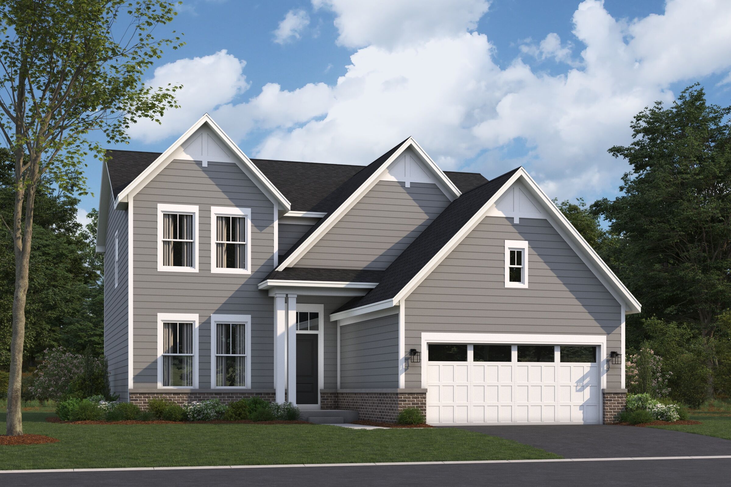 Barclay Elevation A:Barclay Elevation A