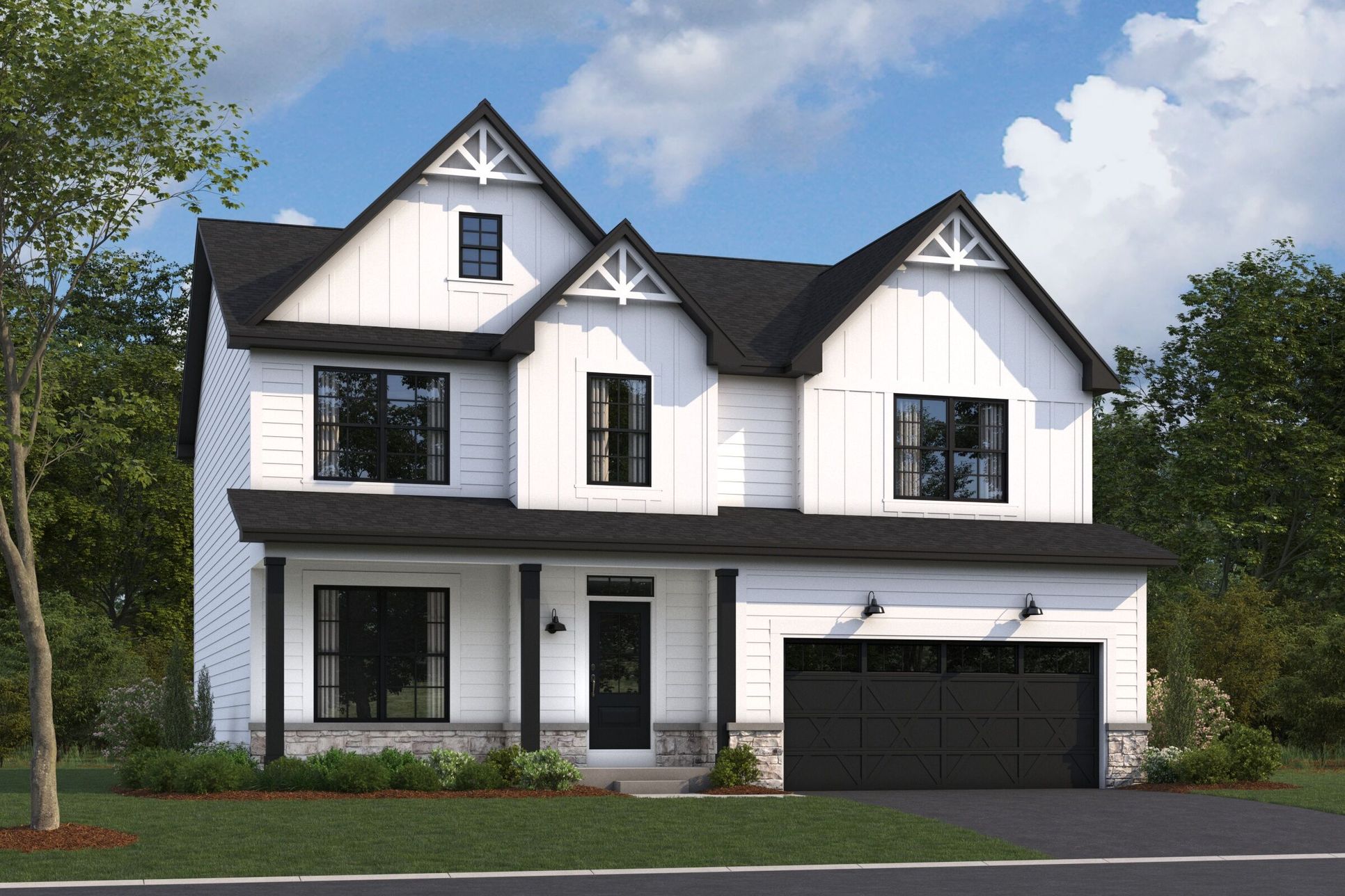 Dunbar Elevation Urban Farmhouse:Dunbar Elevation Urban Farmhouse