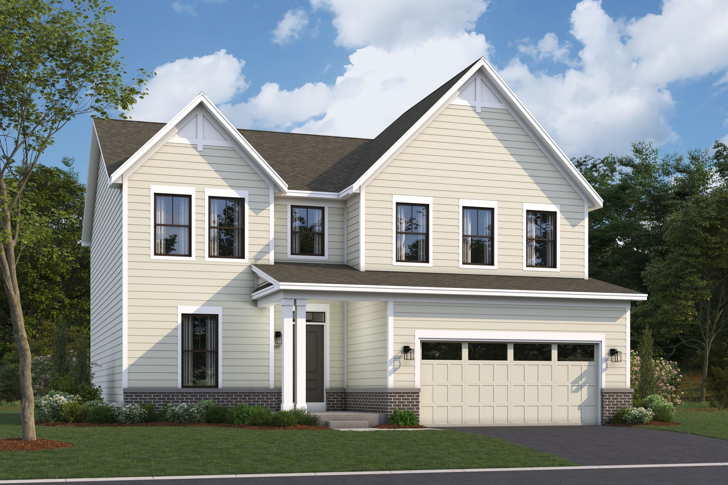 Easton Elevation A:Easton Elevation A