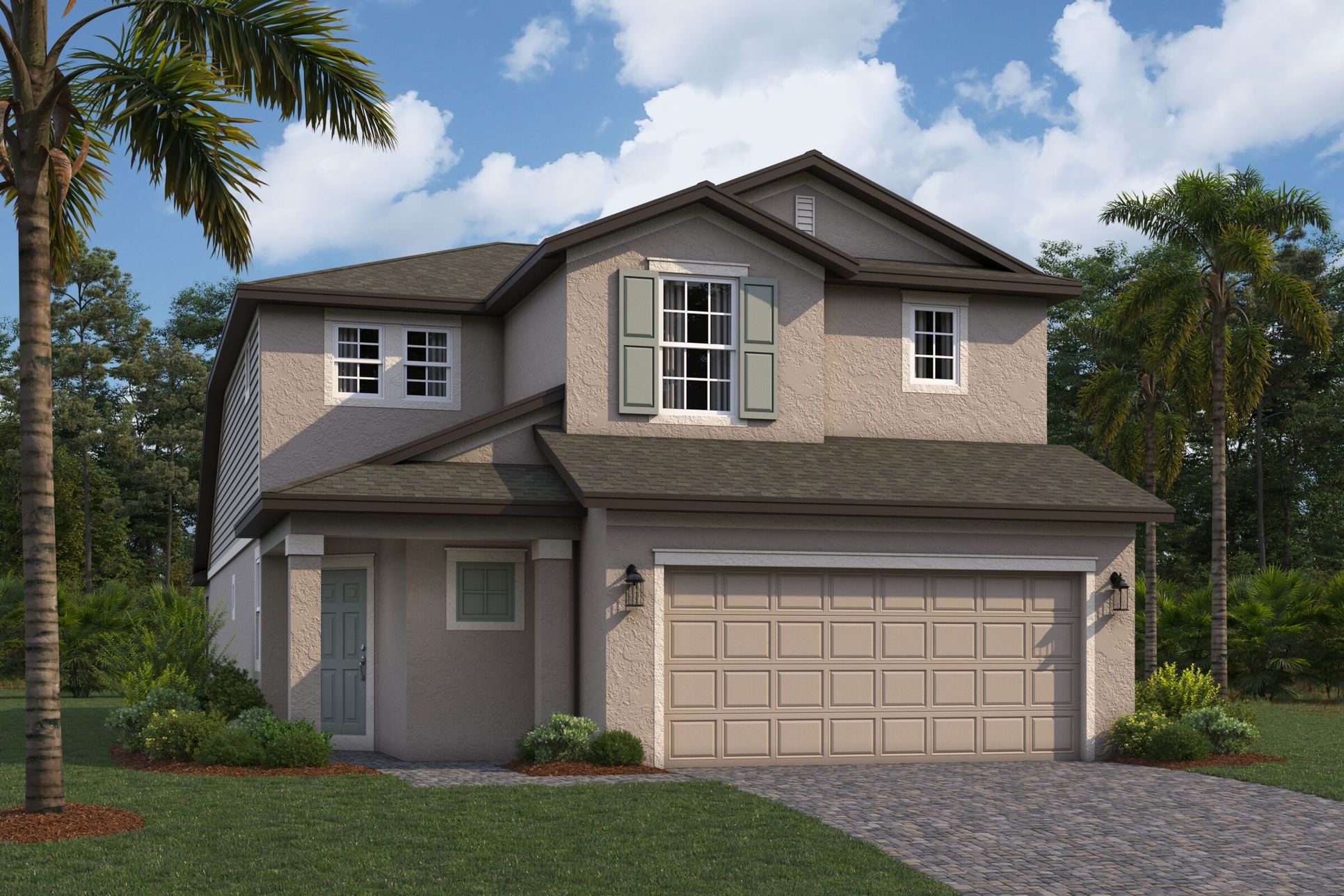 Huntington Elevation A:Huntington Elevation A