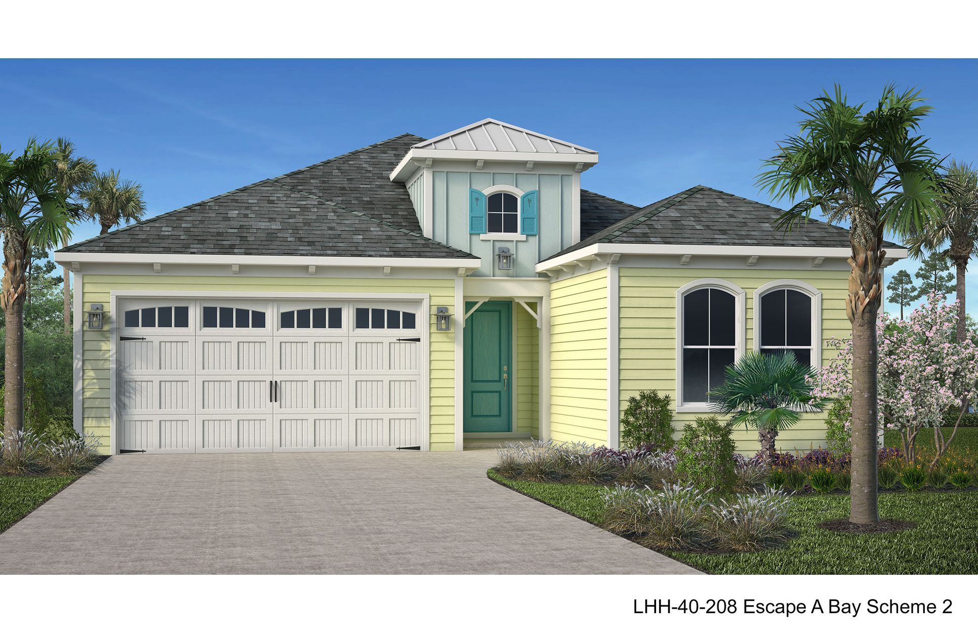 Escape Bay Elevation A:Escape Bay Elevation A