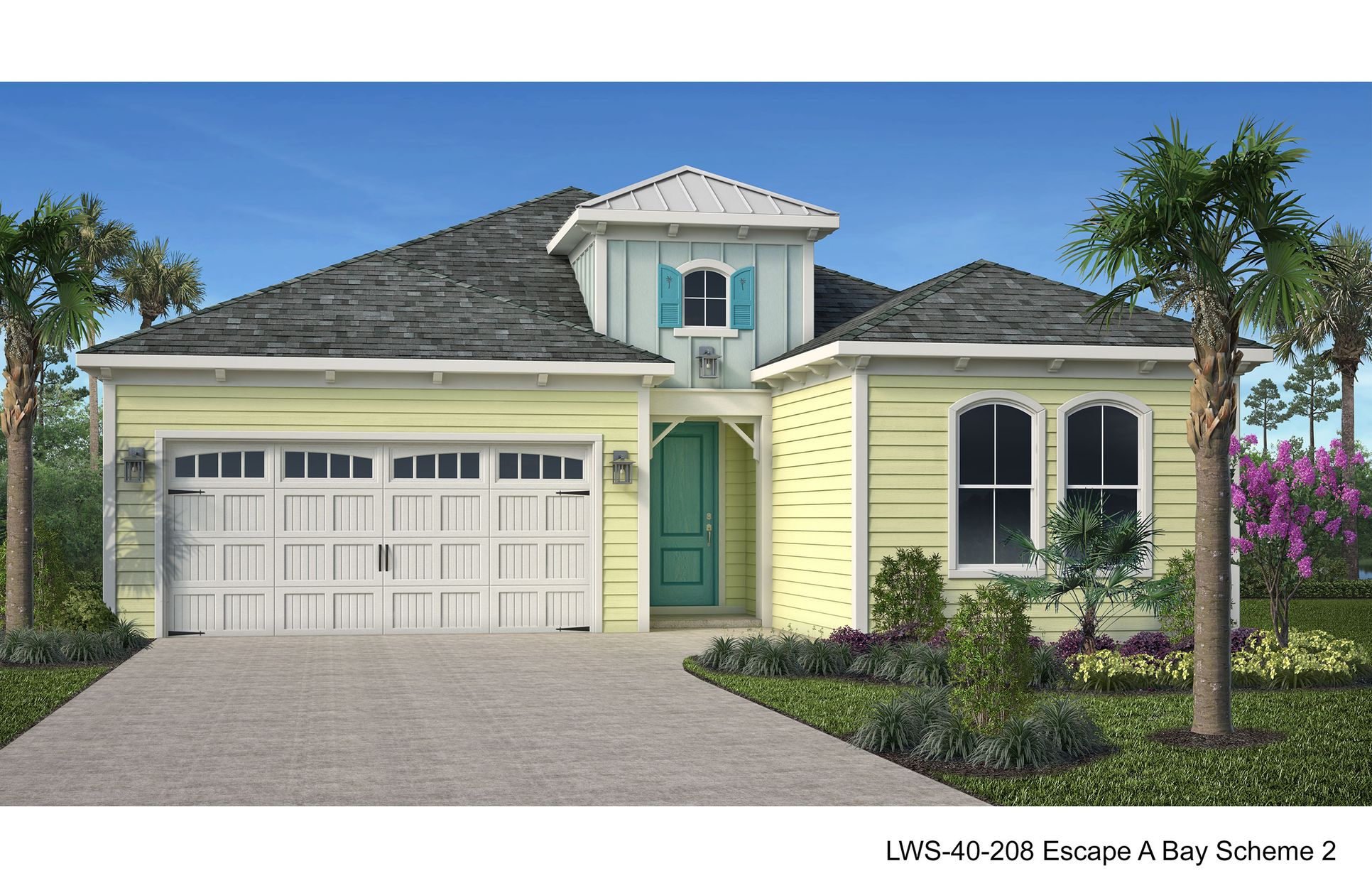 Escape Bay Elevation A:Escape Bay Elevation A