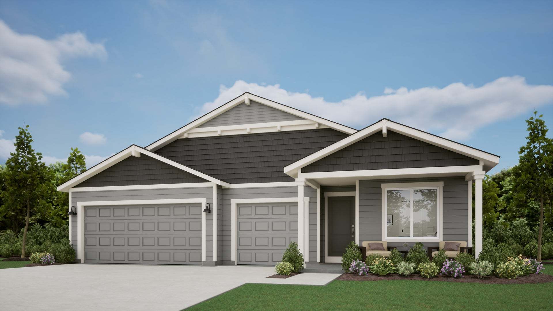 Exterior:Traditional Elevation - Twilight Ridge