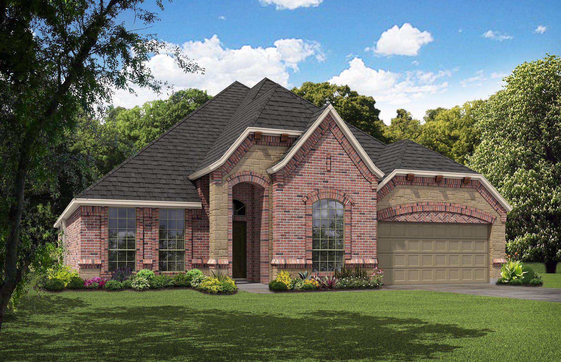 Coyote Crossing-Concept 2622-B with stone-Elevation-640x360-Risewell Homes