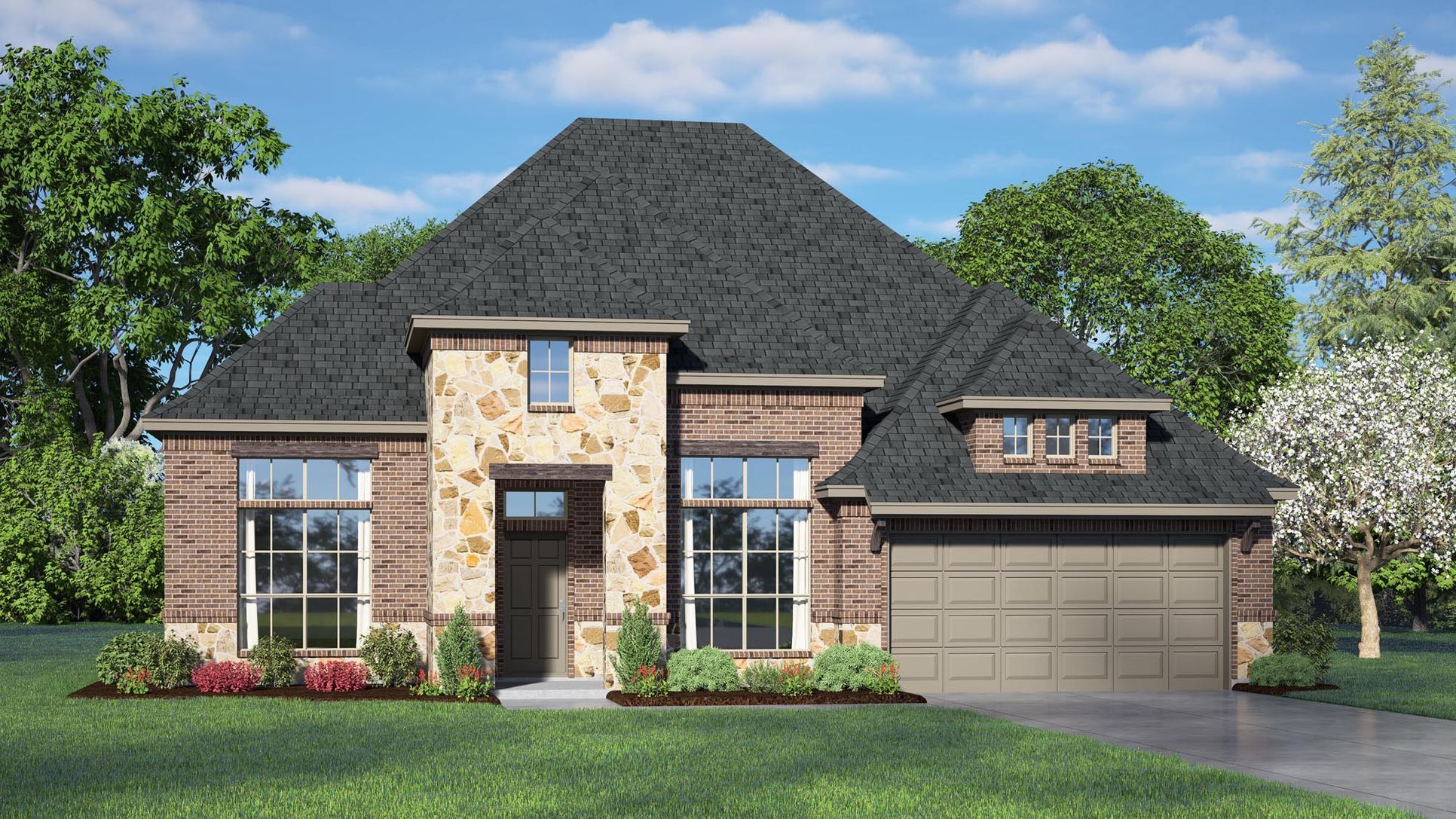 Lovers Landing-Concept 2622-Spec-C with stone-Elevation-610 Tenor Drive-640x360-Risewell Homes