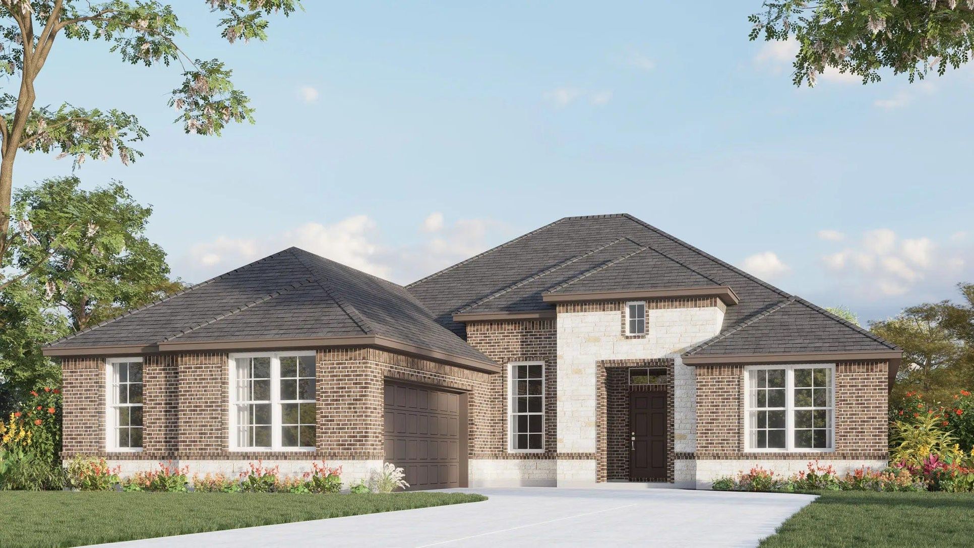 Coyote Crossing-Concept 2050-A with stone-Elevation-640x360-Risewell Homes