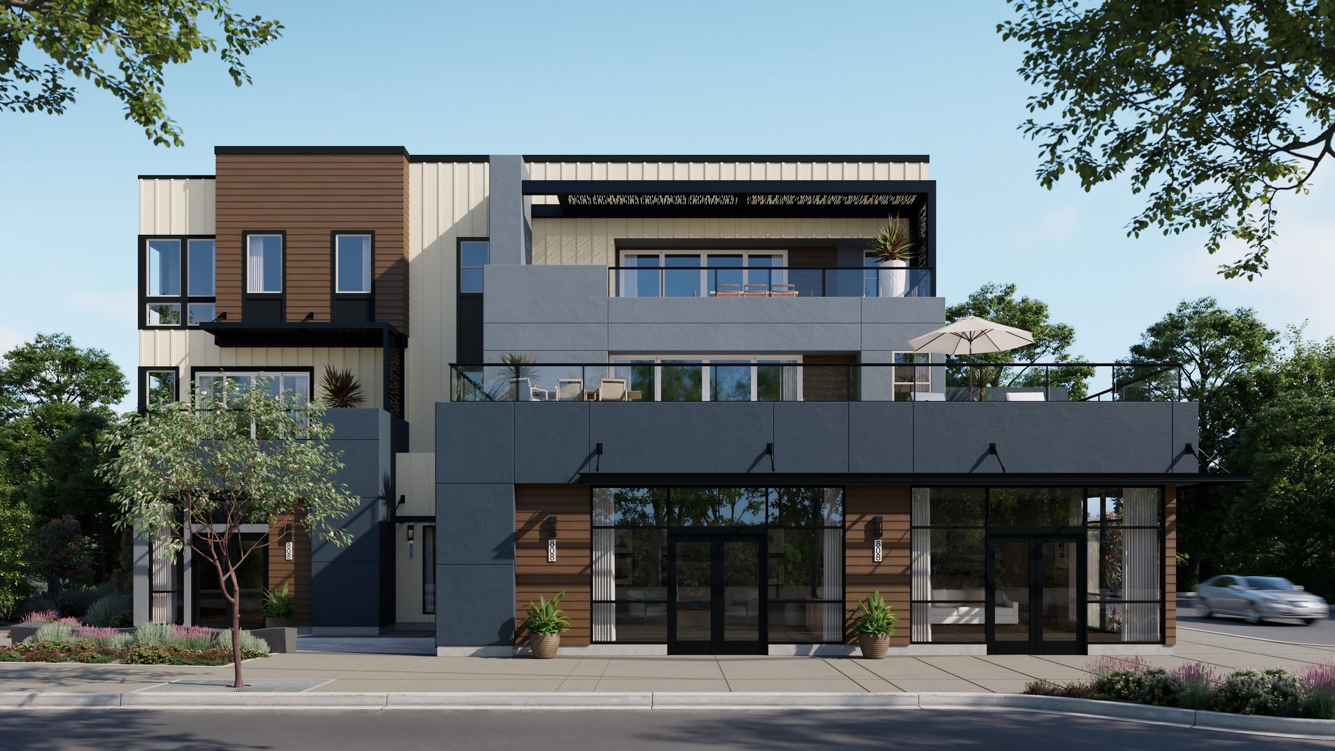 Centra at the DC - Exterior Rendering - BLDG_1-CAM_002-DAY_CS02