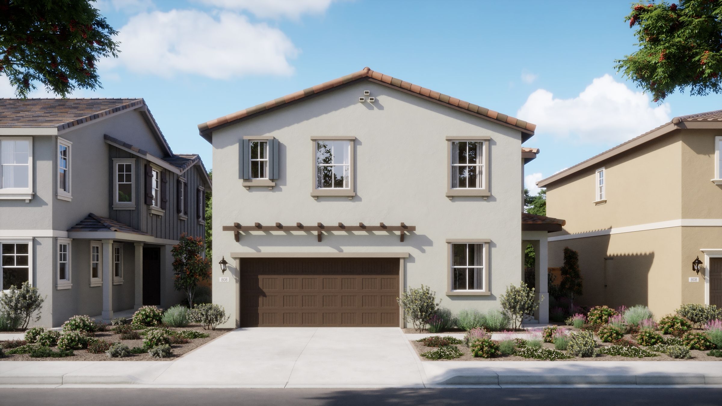 Artisan at Crestview - Plan 3 Elevation D- Rendering