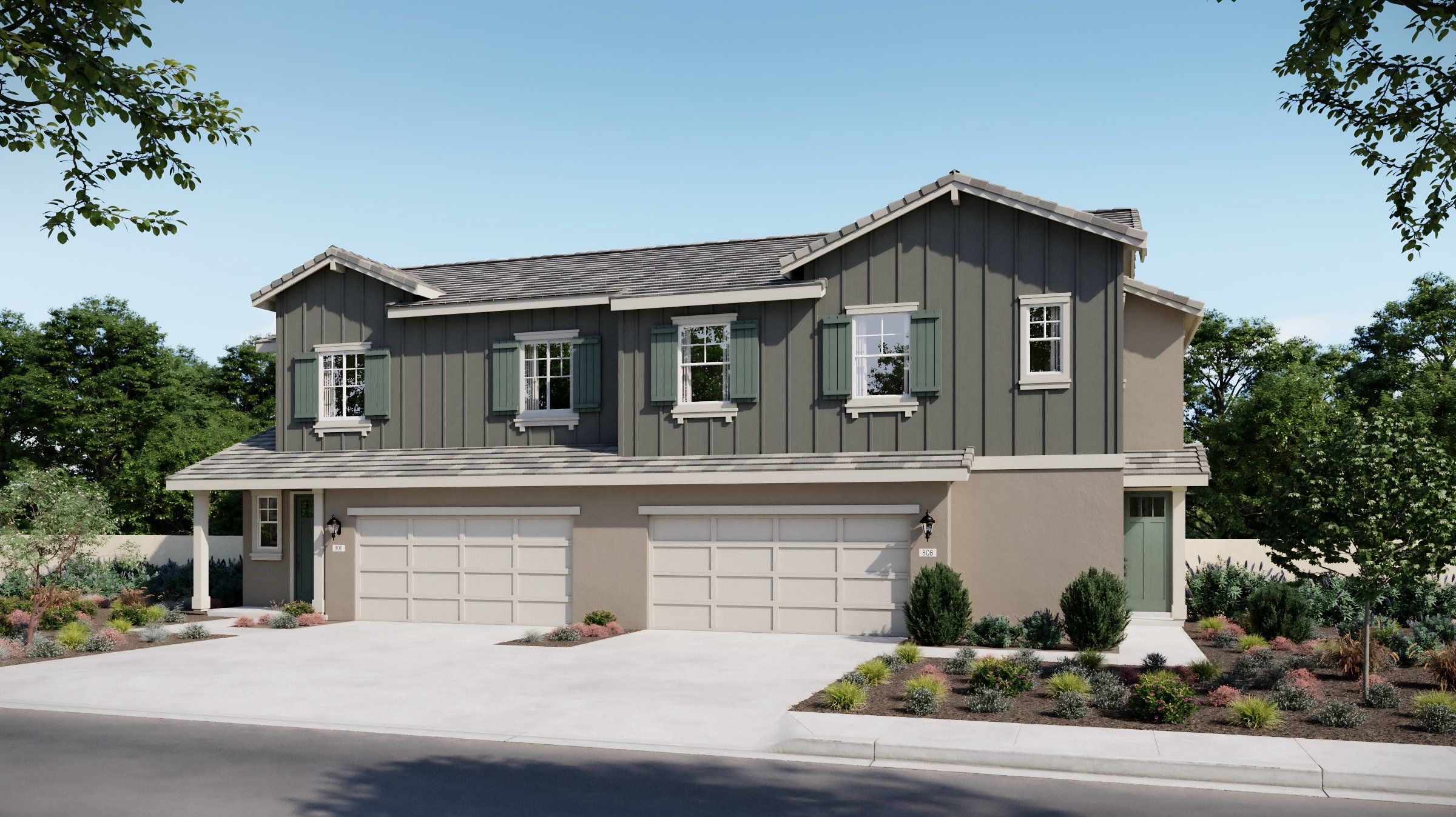 Vistas at Crestview - Plan 1 and 2 B - Rendering