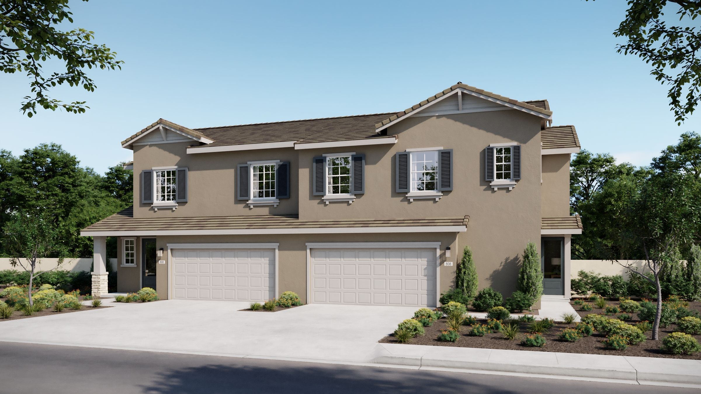 Vistas at Crestview - Plan 1 and 2 A - Rendering