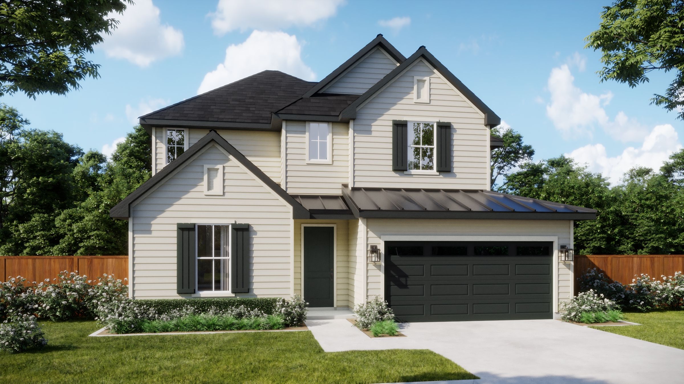 Legacy Collection Freedom at Anthem - Plan 4058 - Exterior Rendering F - Risewell Homes