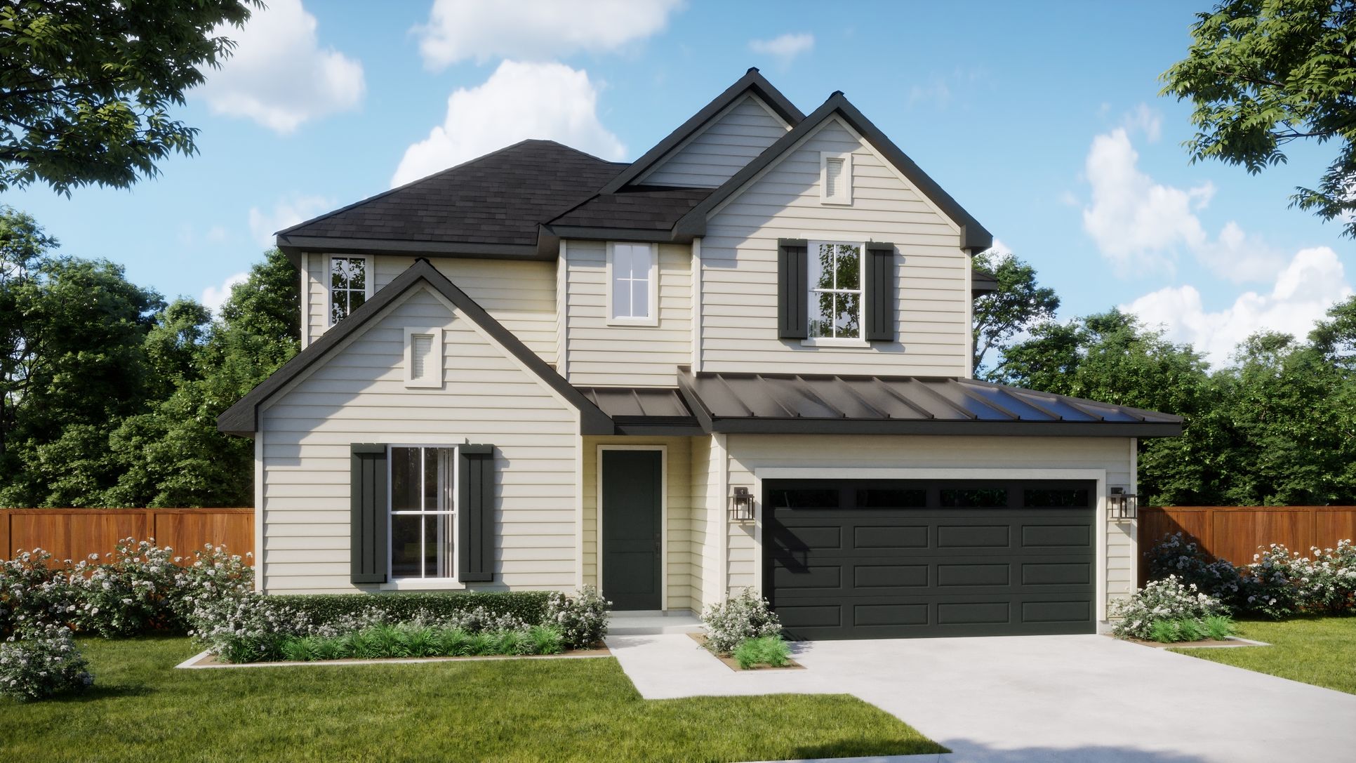 Legacy Collection Freedom at Anthem - Plan 4058 - Exterior Rendering F - Risewell Homes