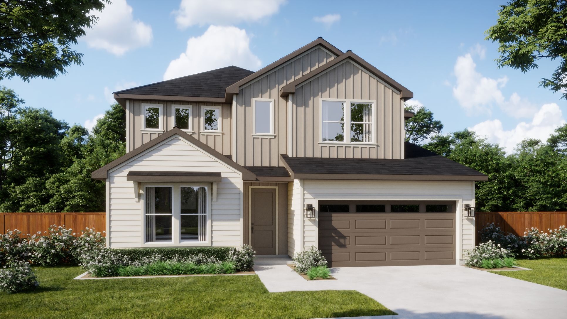 Legacy Collection Freedom at Anthem - Plan 4057 - Exterior Rendering A - Risewell Homes