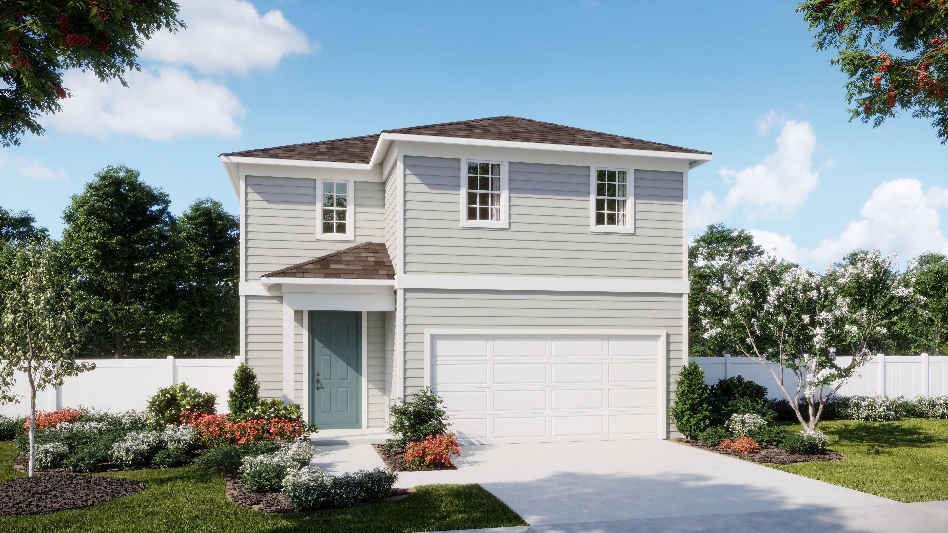 Marion Ridge - Cove - Traditional - Day - Exterior Rendering - Risewell Homes