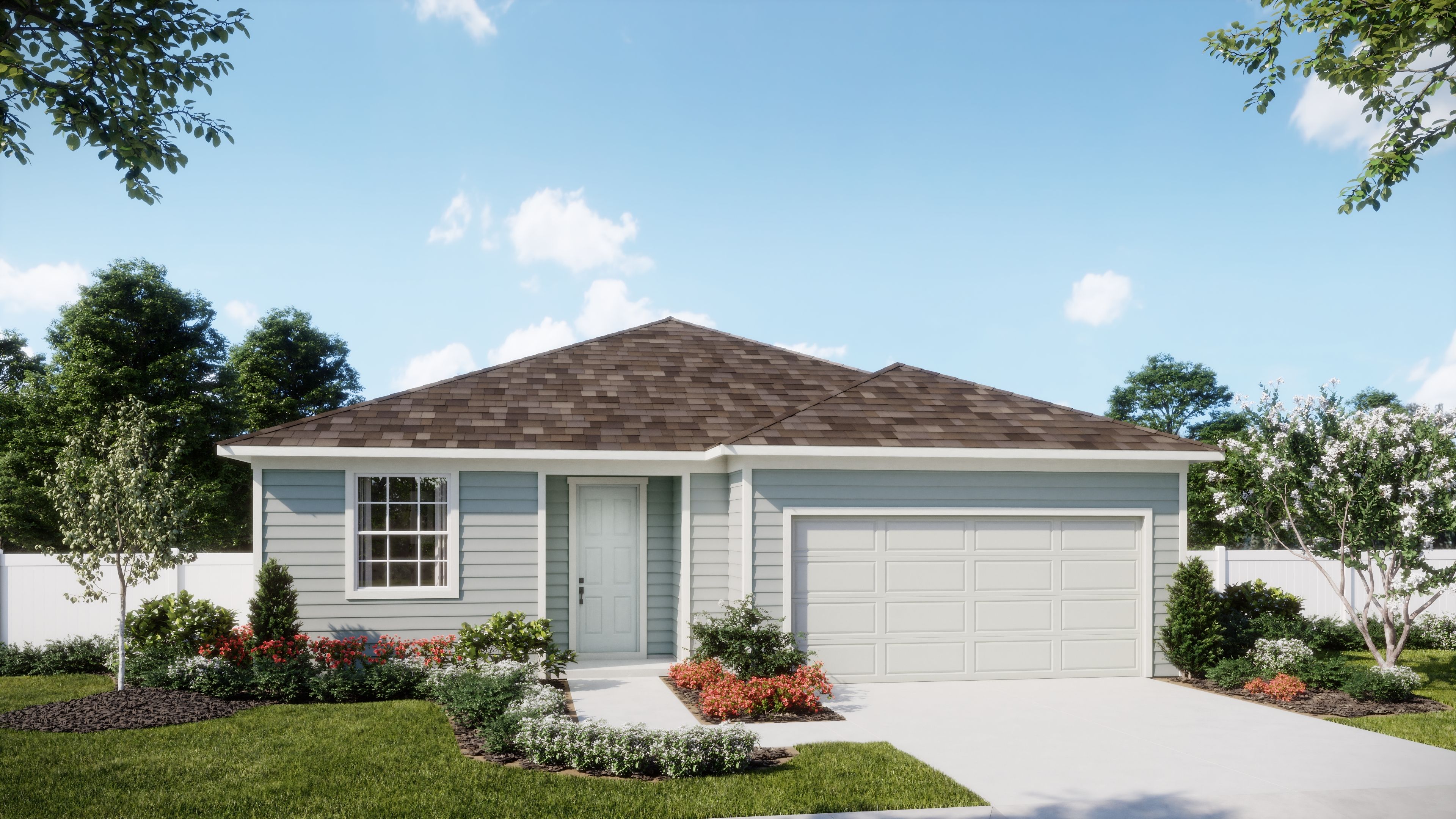 Marion Ridge - Luna - Traditional - Day - Exterior Rendering - Risewell Homes