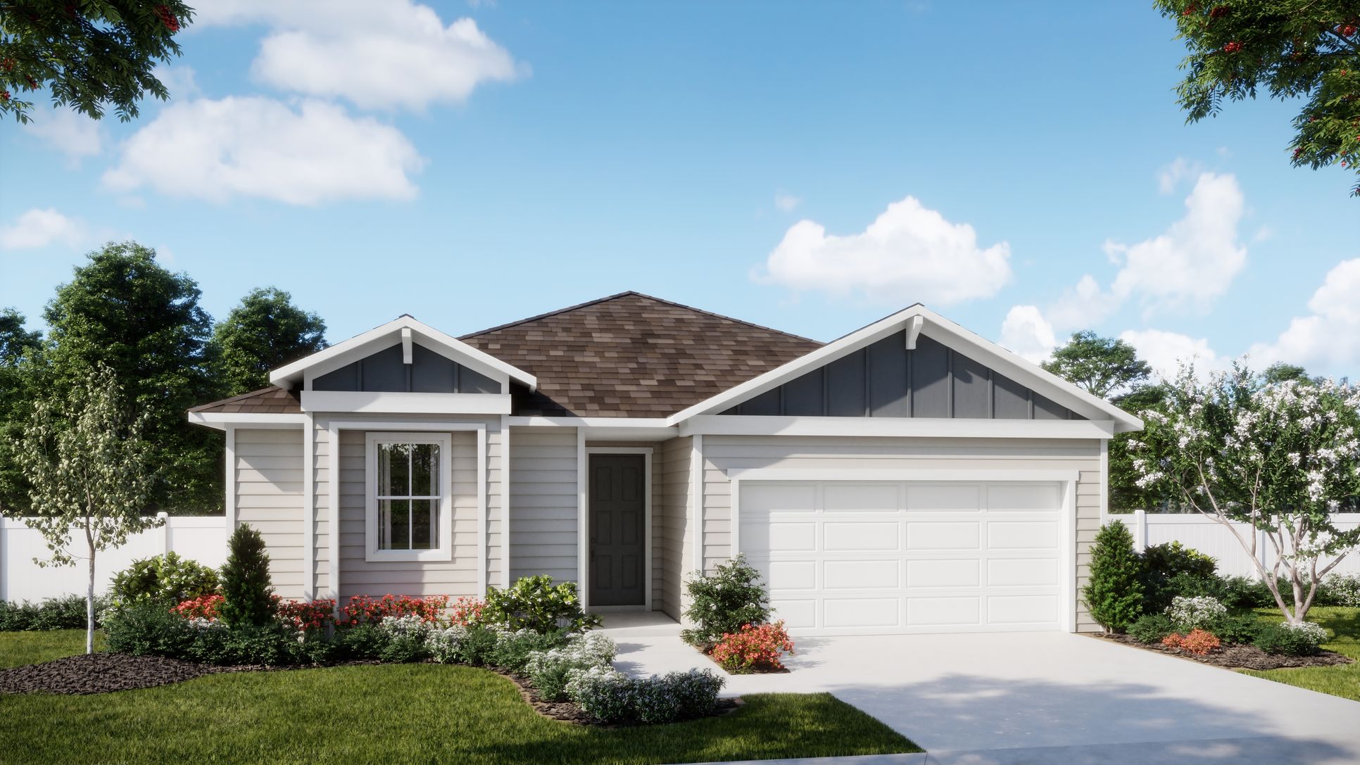 Marion Ridge - Dune - Vernacular - Day - Exterior Rendering - Risewell Homes