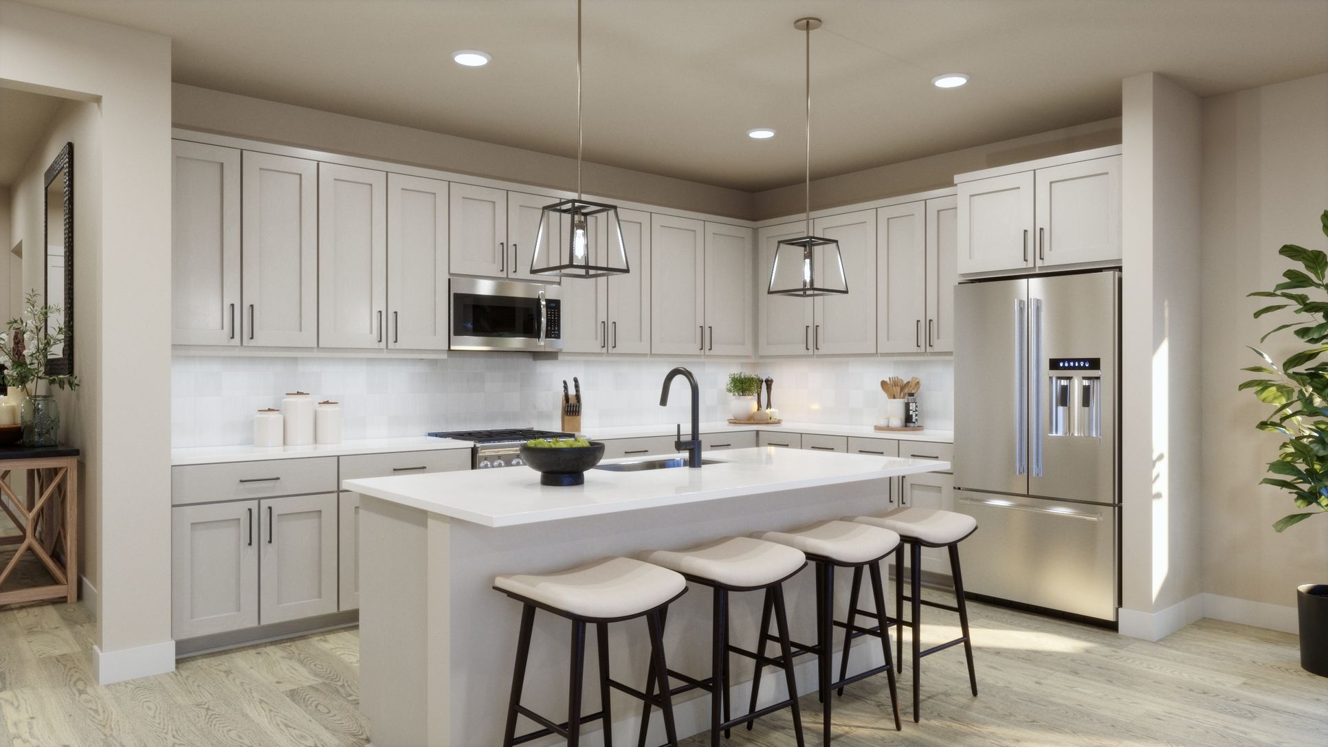 Legacy Collection Freedom at Anthem - Plan 4007 - Kitchen - Interior Rendering - Risewell Homes