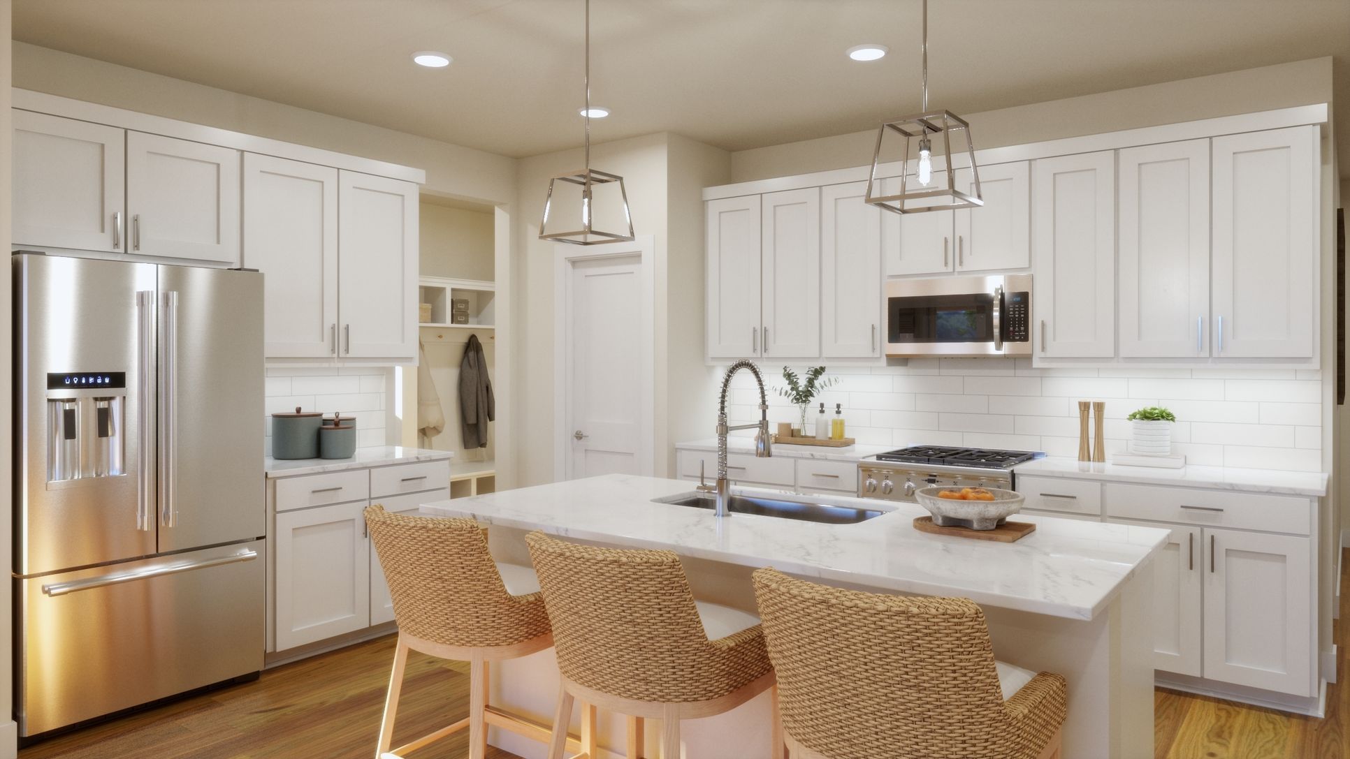 Legacy Collection Freedom at Anthem - Plan 4056 - Kitchen 2 - Interior Rendering - Risewell Homes