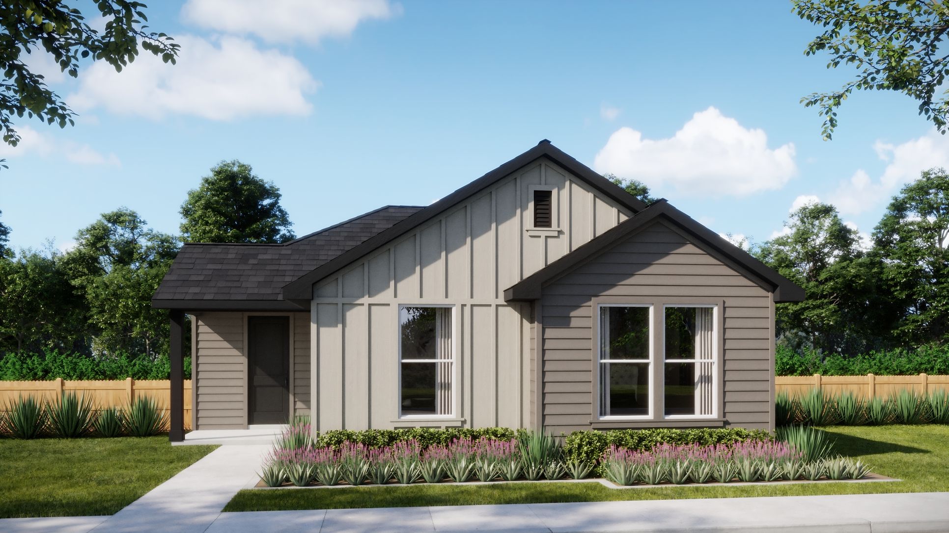 The Residences at Parkton Square - Plan 3501 - Elevation A - Day - Exterior Renderings - Risewell...