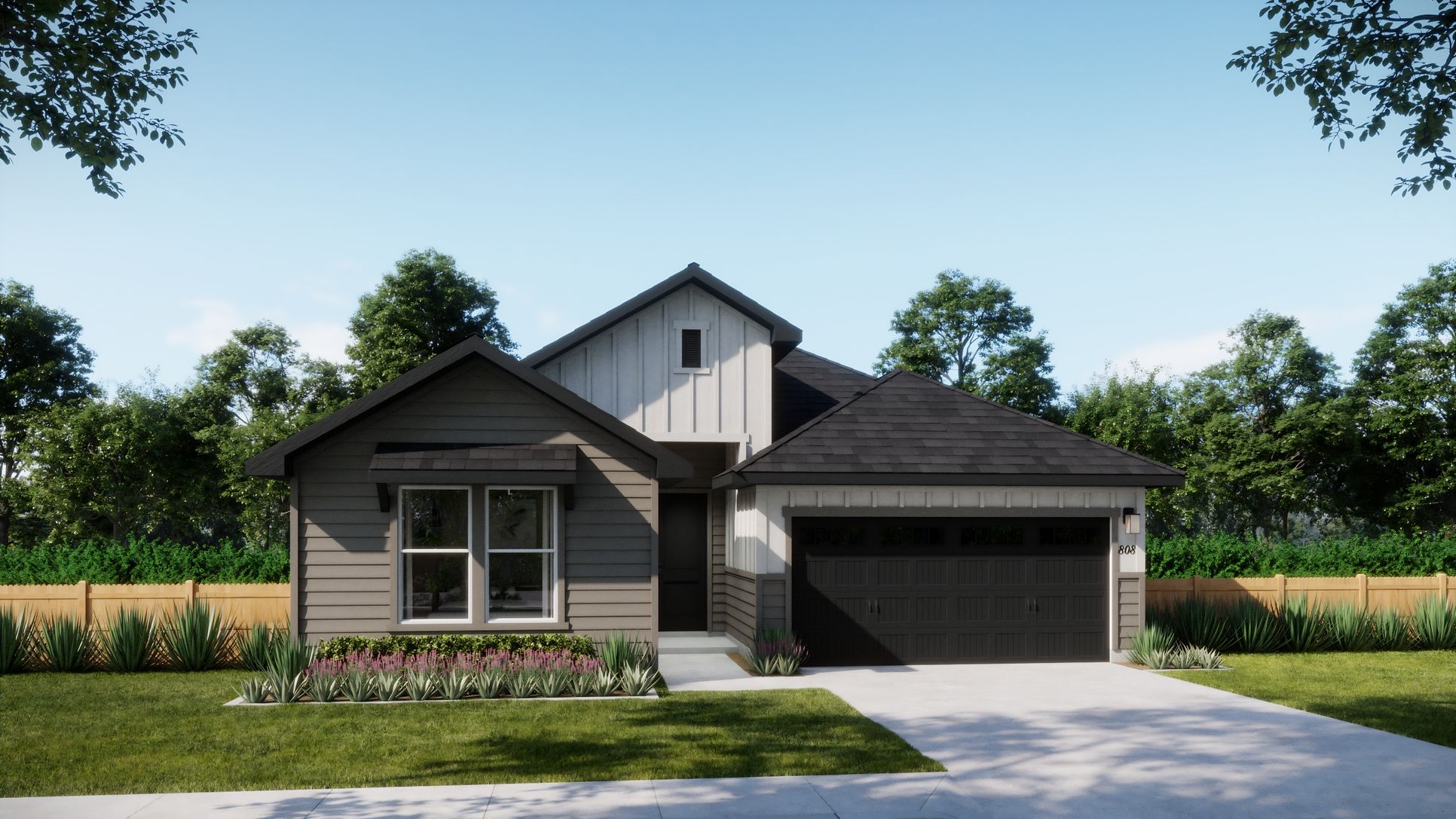 The Legacy Collection at Parkton Square - Plan 4013 - Elevation - A - Day - Exterior Rendering - ...