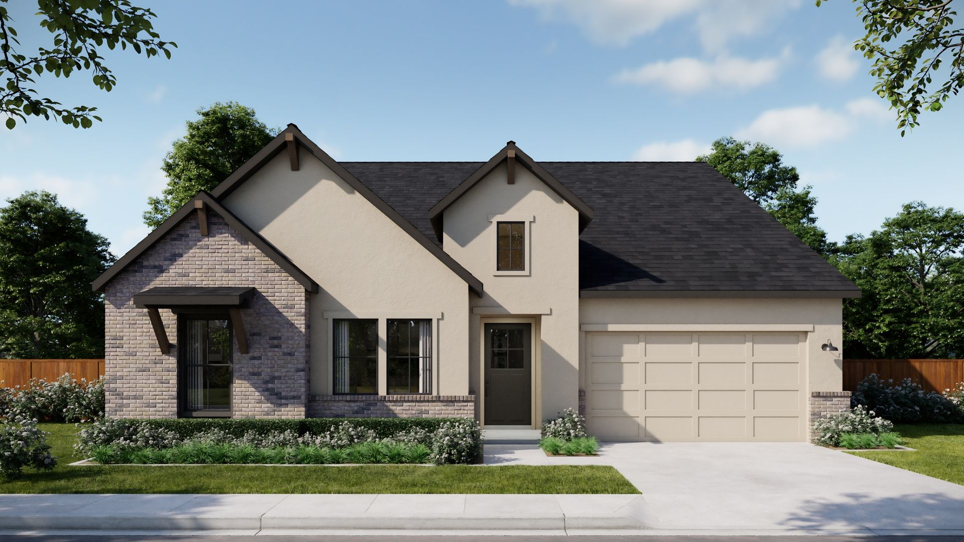 Estates at Anthem - Plan 5002 - A - Exterior Rendering - Risewell Homes