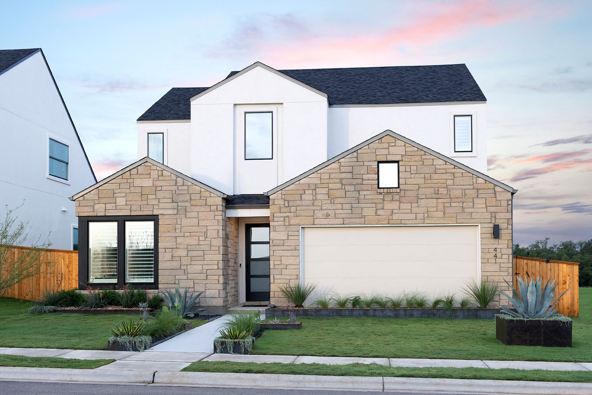 Manors at Anthem - Plan 4062 - Front Exterior - Model Photography - Risewell Homes