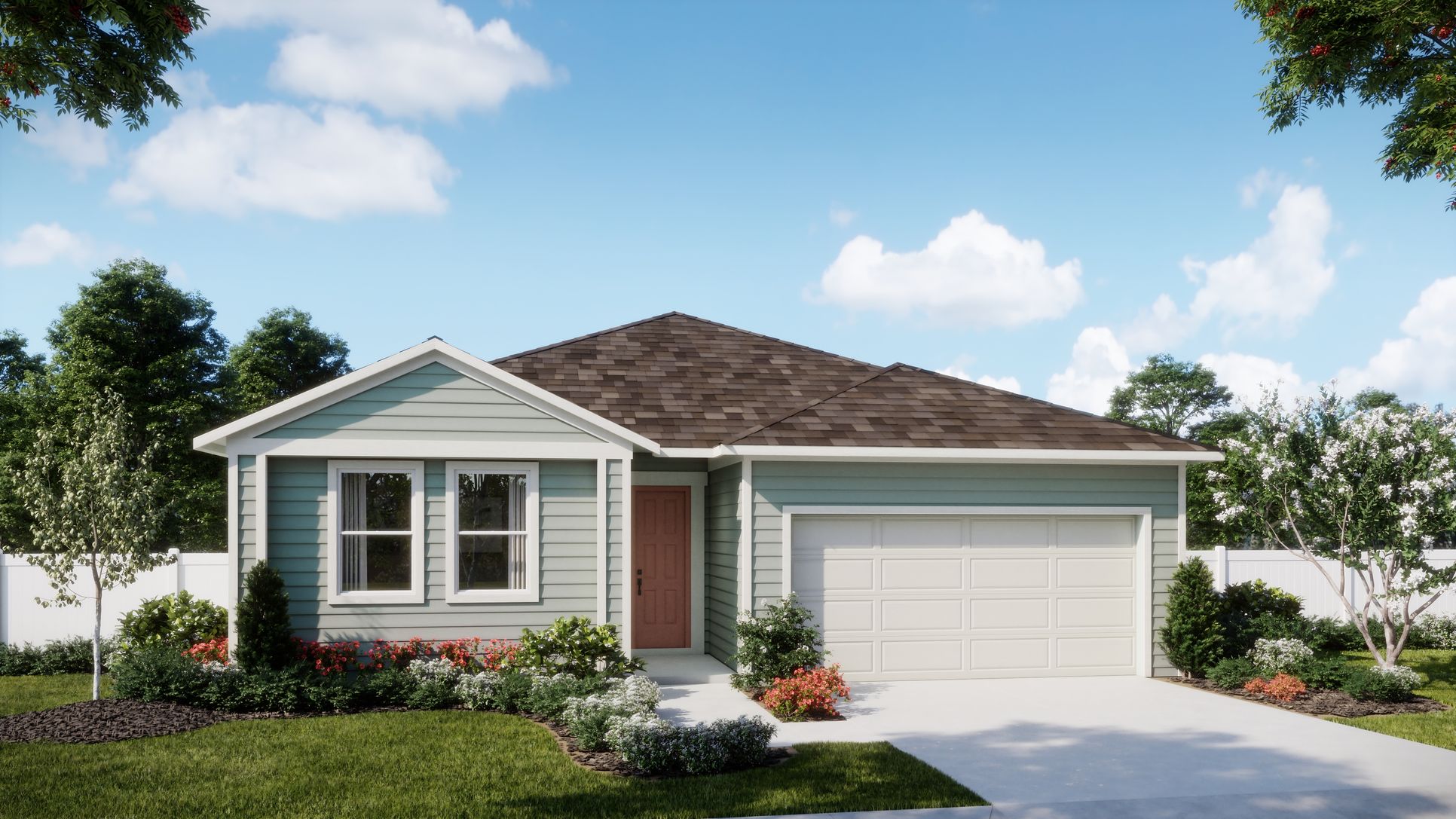 Marion Ridge - Dune - Transitional - Day - Exterior Rendering - Risewell Homes