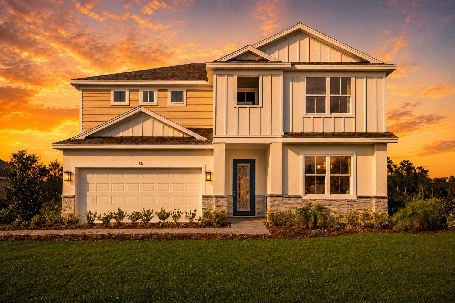 Cypress Reserve - Front Exterior - Similar Product Photography - Risewell Homes