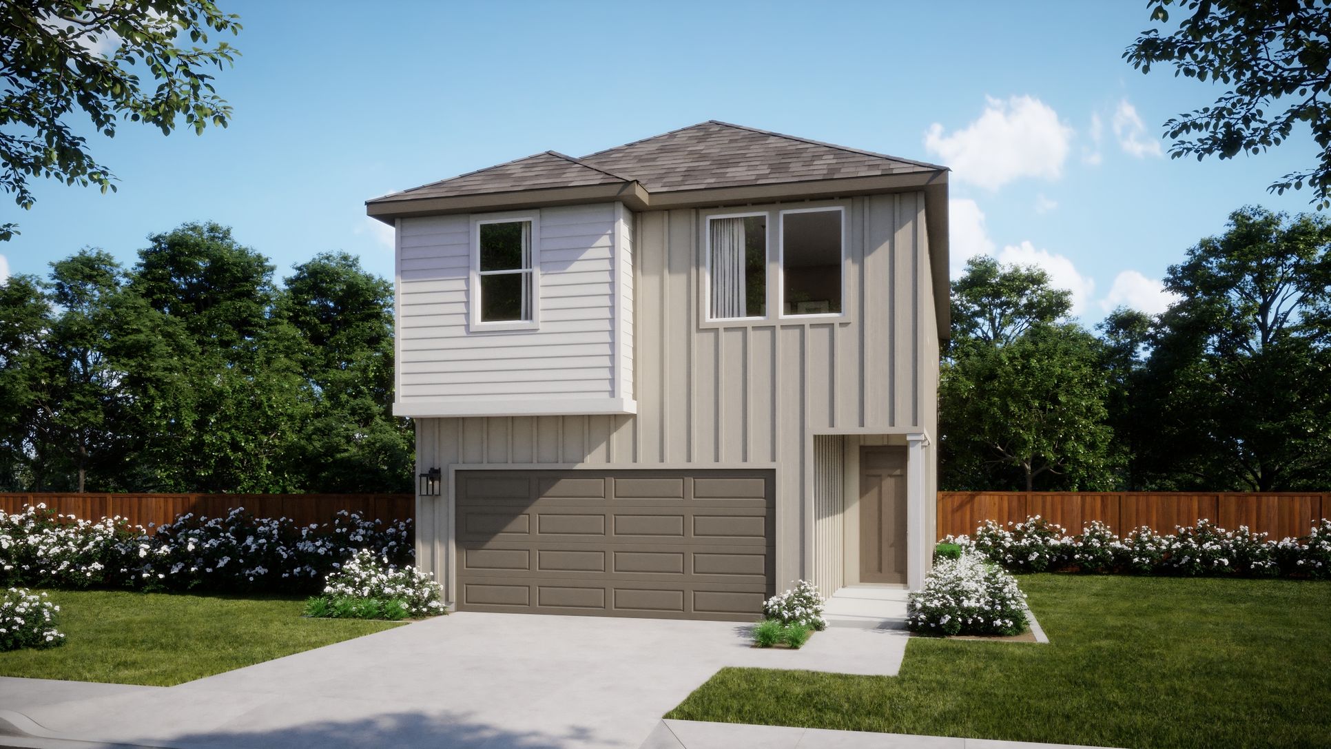 Ryegrass at Anthem - Amy - Elevation A - Updated Exterior Rendering - Risewell Homes