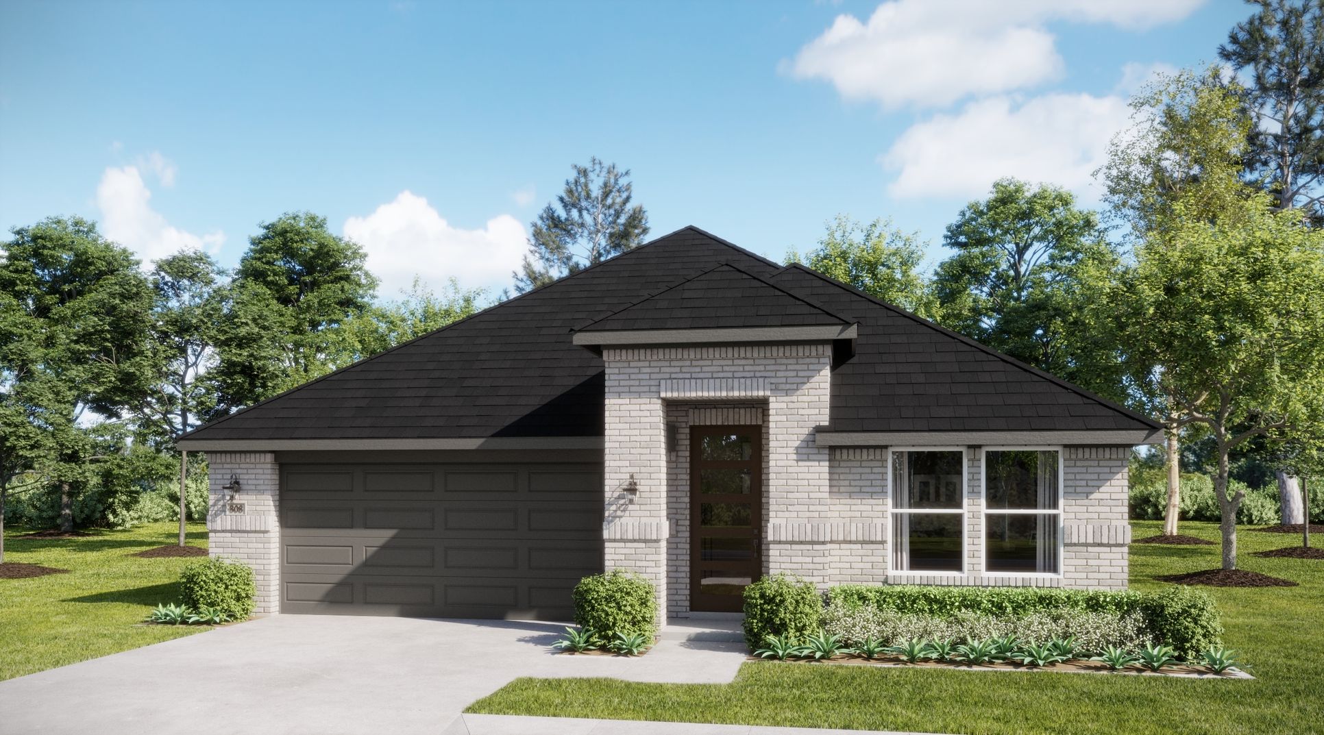 El Dorado - Harbor - Traditional Elevation - Exterior Rendering - Risewell Homes