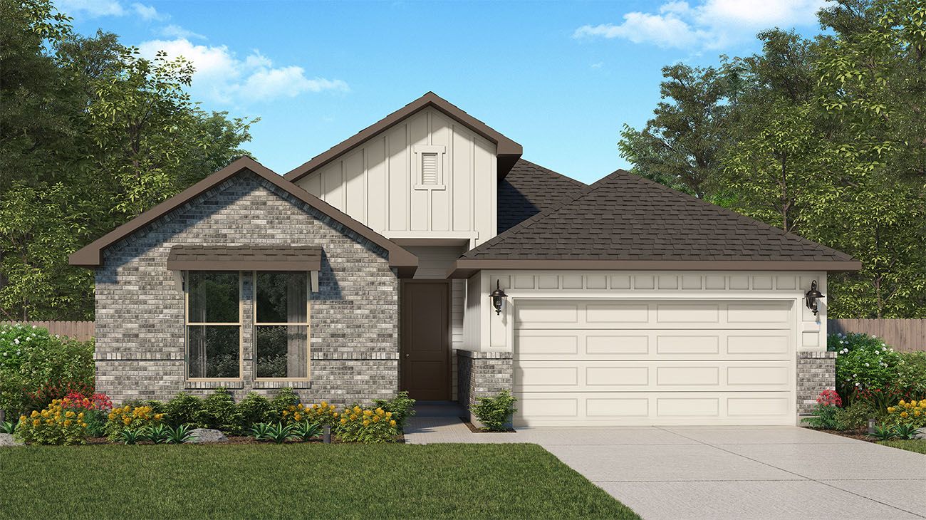 The Canopies - Stephanie Plan 4007 - Elevation A - Hill Country - Renderings