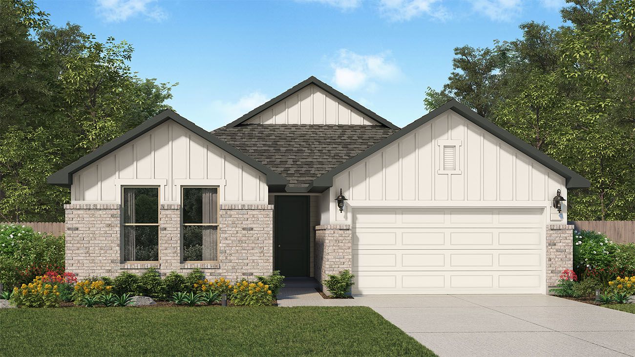 The Canopies - Stephanie Plan 4007 - Elevation B - Farmhouse - Renderings