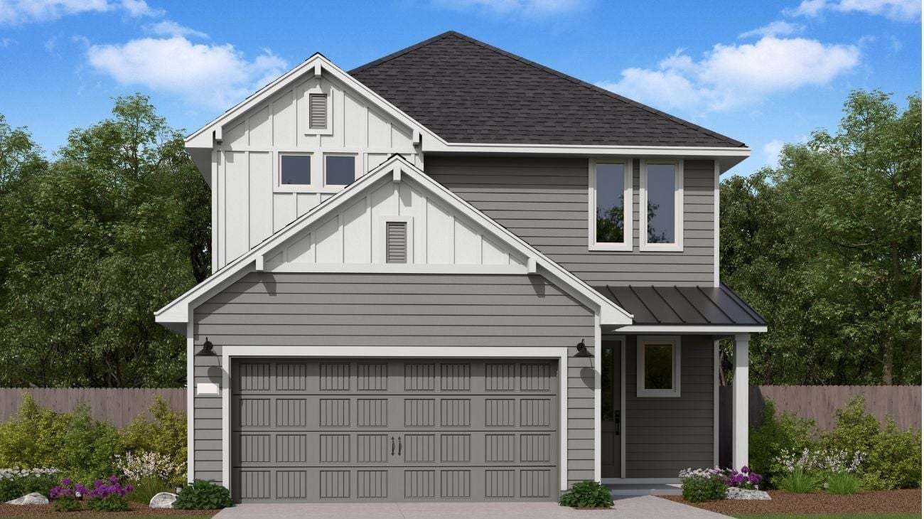 The Cottages at Oakberry Trails - Baylee Exterior Renderings 1300 x 730
