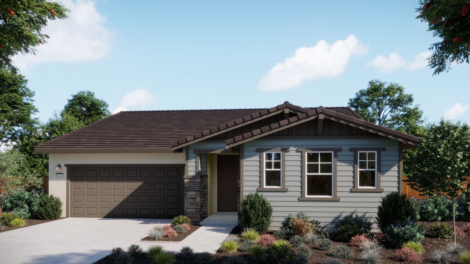 Bungalows at Natomas - 4504 - Craftsman - Renderings