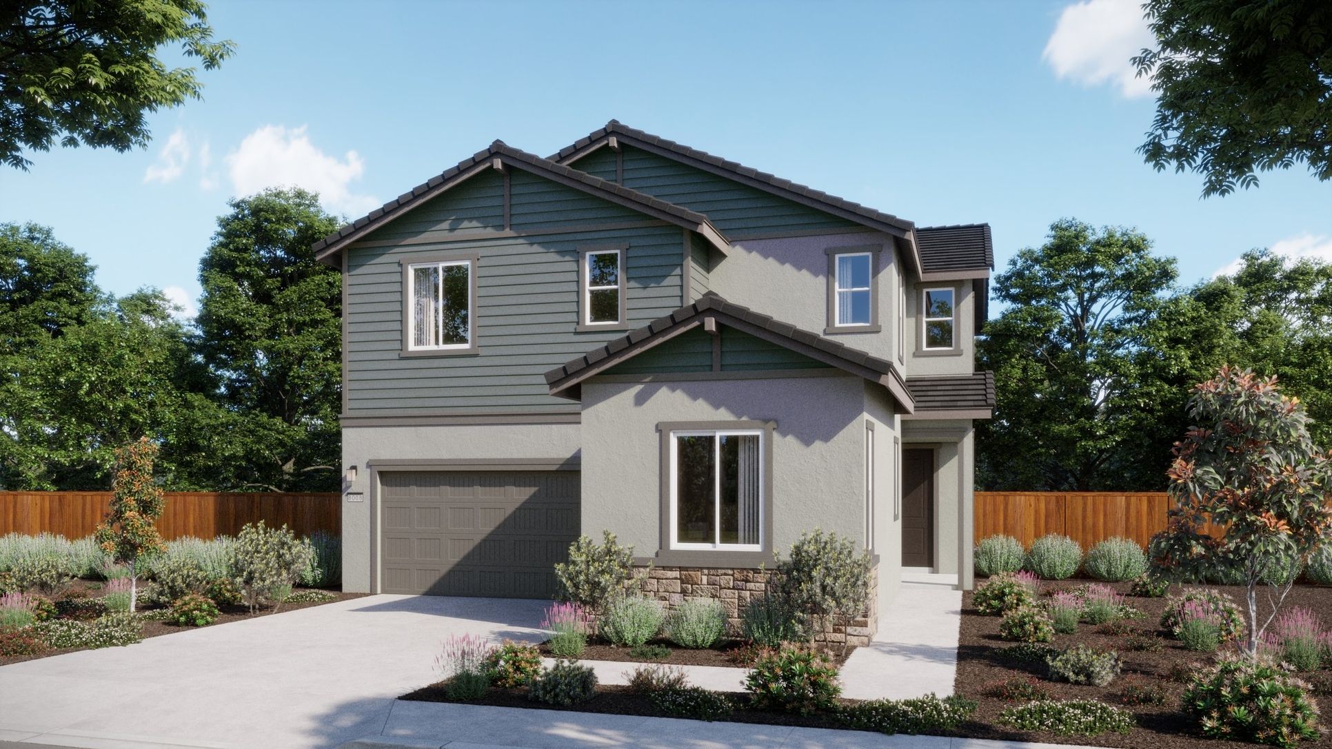 Cottages at Natomas - Plan 3506 - Craftsman - Renderings