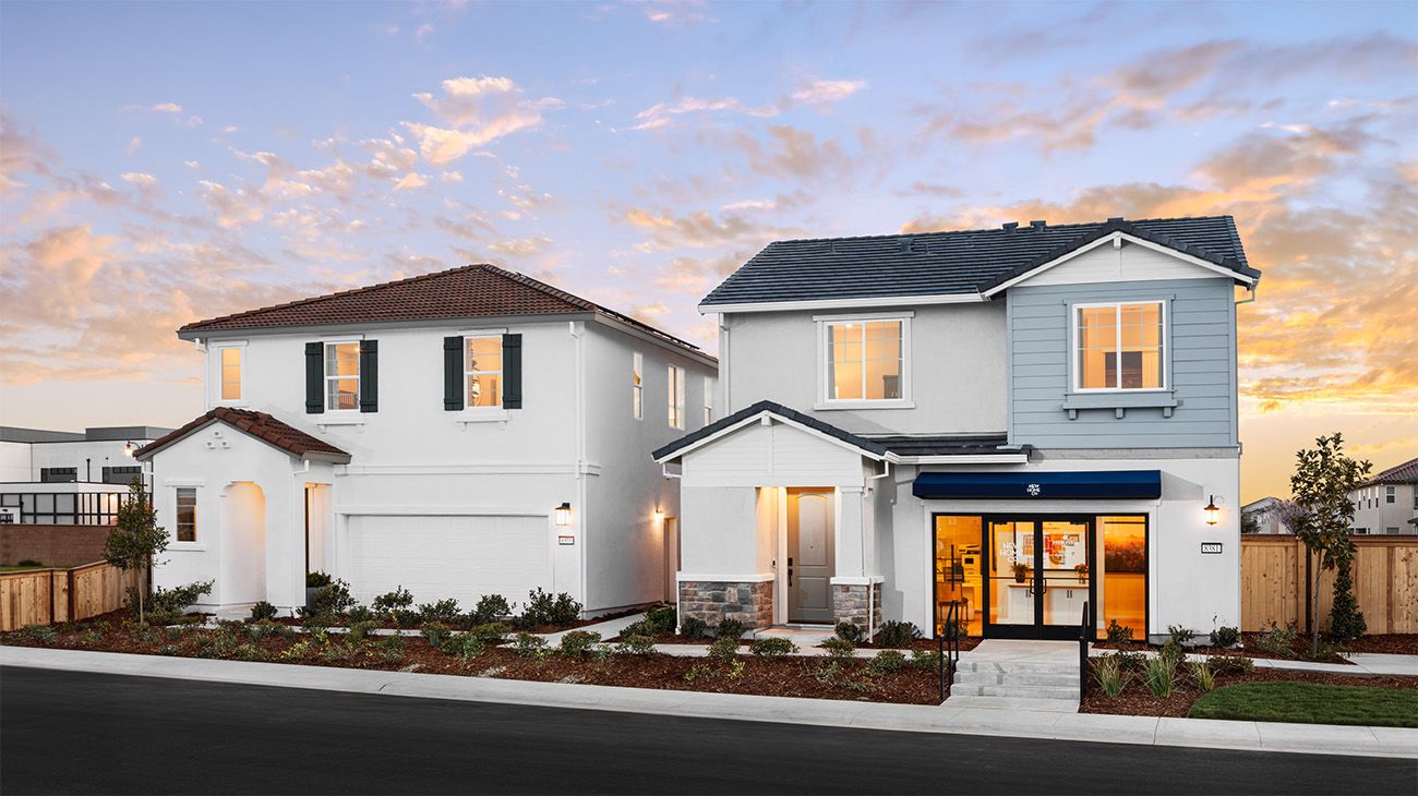 Arbor-Ranch-Villas-Street-Scene-Model-Photography (1):Street Scene of Villas at Arbor Ranch