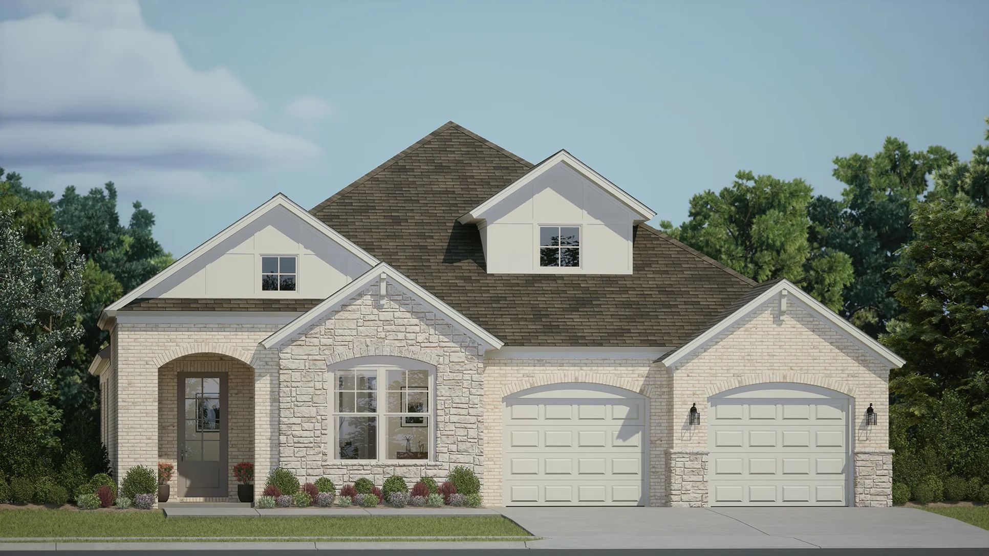 The Athens Cottage:Cottage Elevation