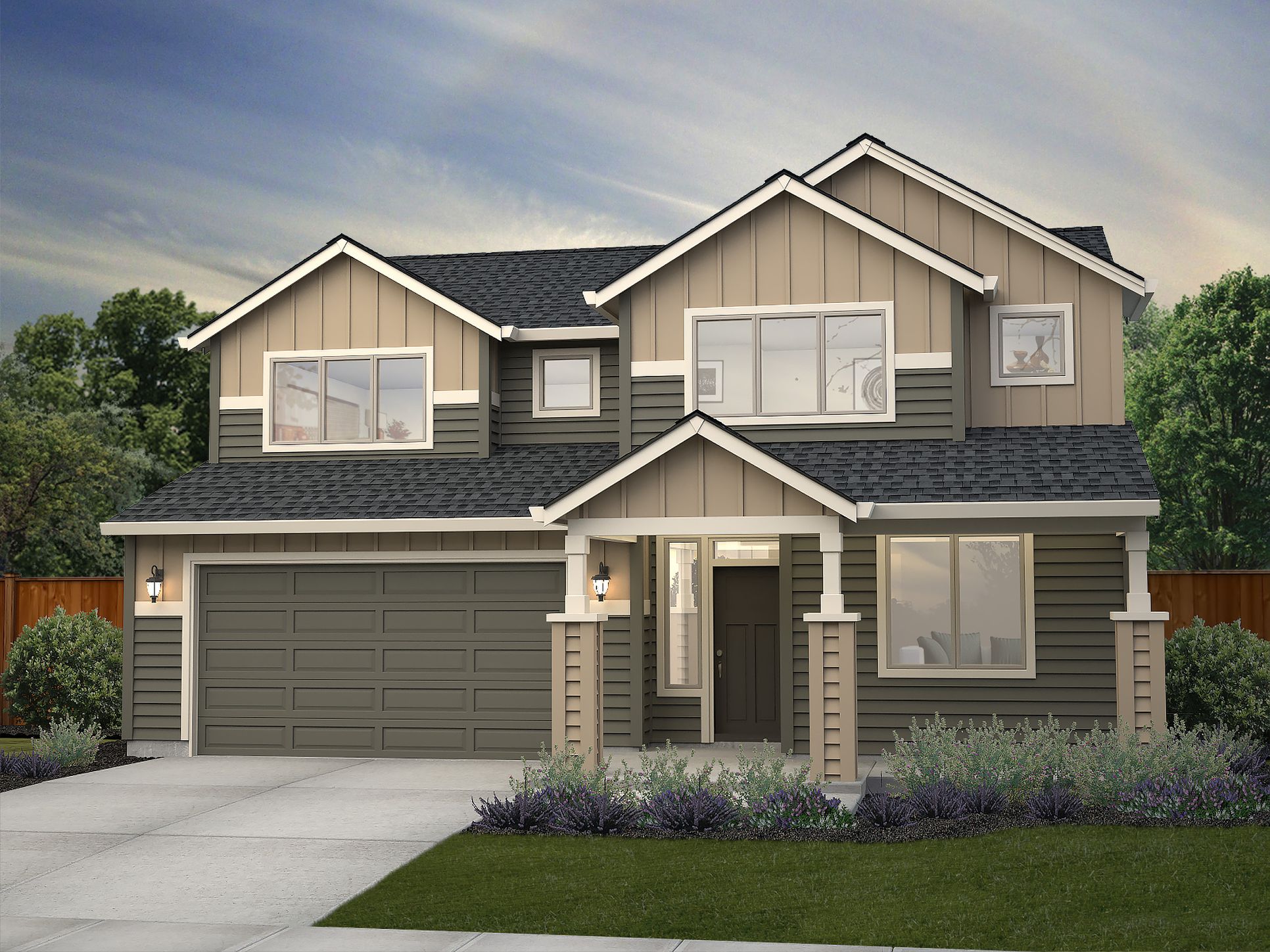 Exterior:The Laurel - American