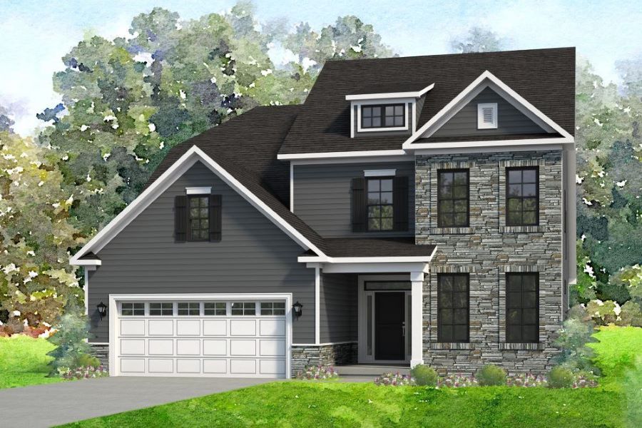 The Ashlyn Plan :2 story home with a first floor main bedroom